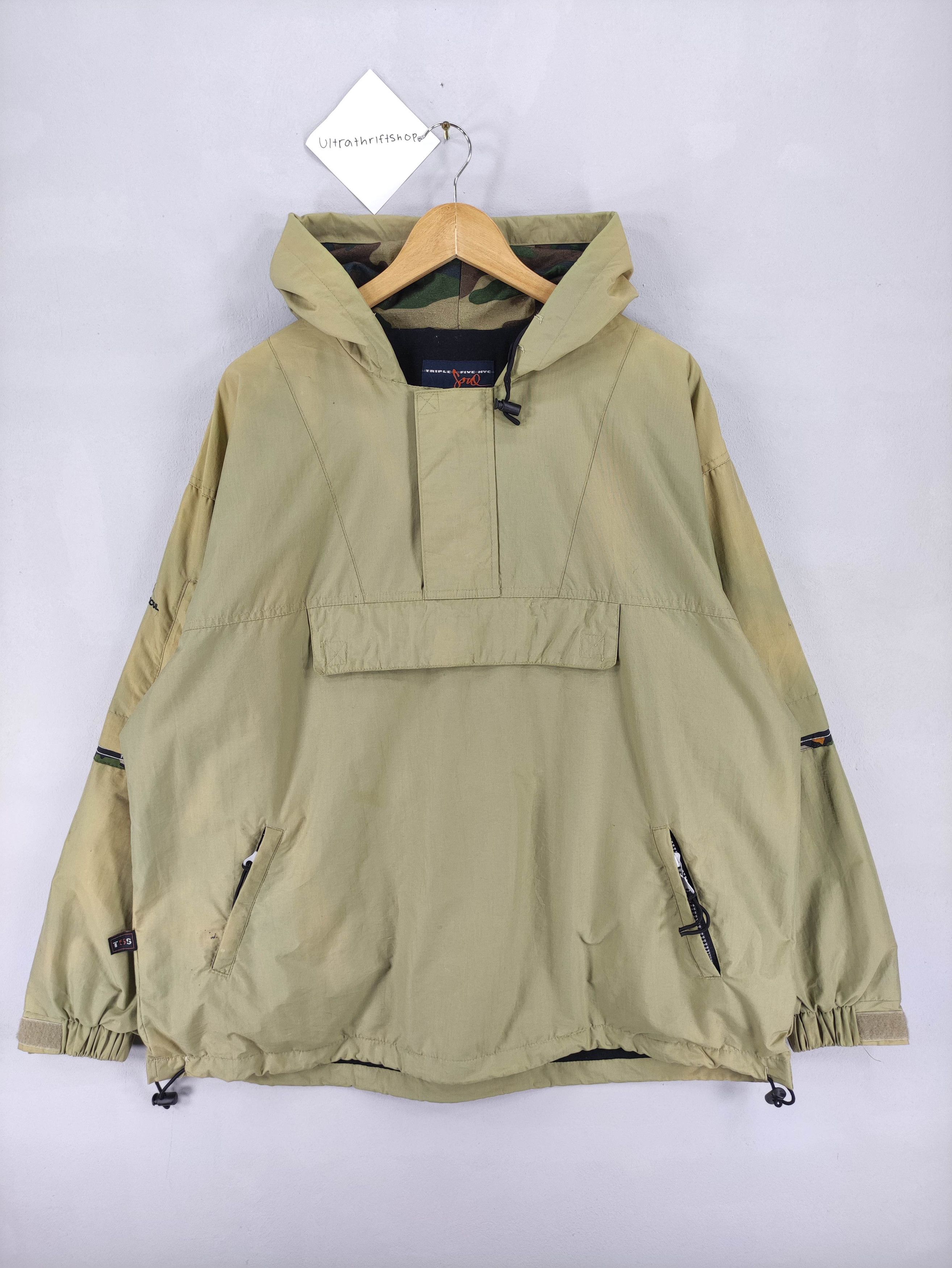 Vintage Triple Five Nyc Anorak Jacket Half Zipper