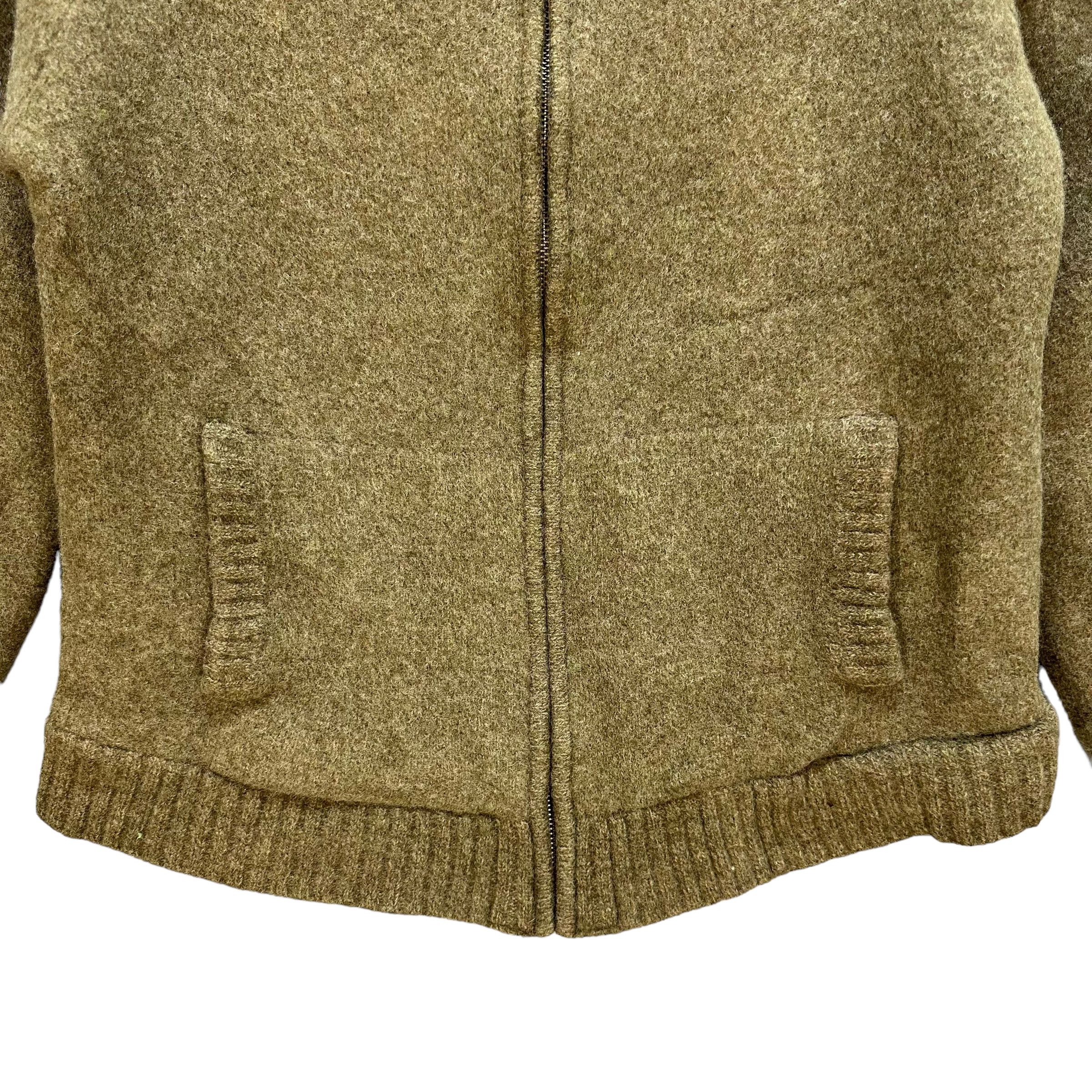 L.L. Bean L.L. Bean Sherpa Turtle Neck Lambs Wool Jacket #A21-0498 Size L / US 10 / IT 46 - 4 Thumbnail