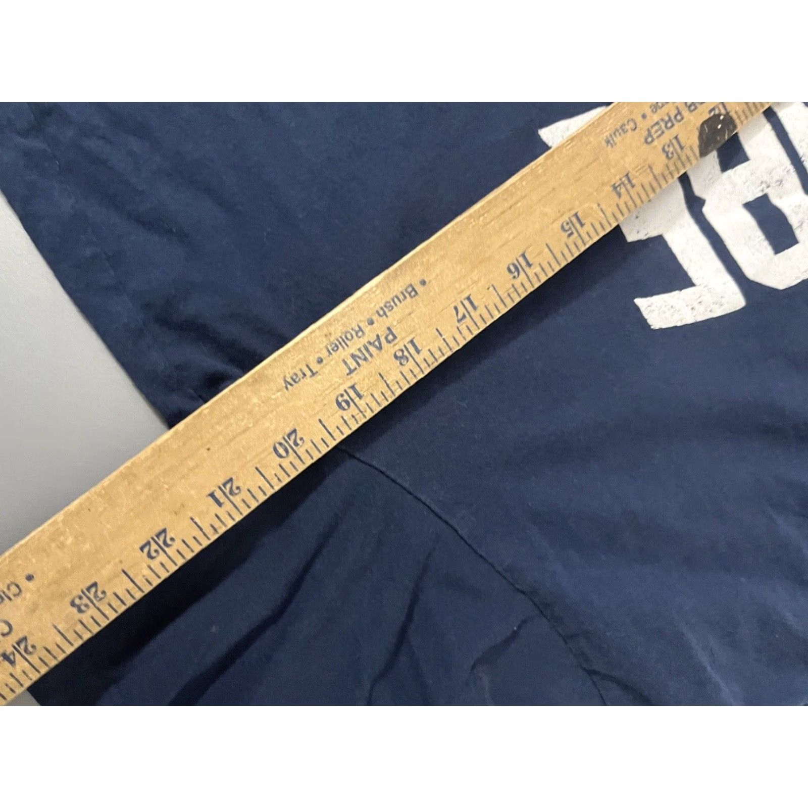 H&M VINTAGE H&M Shirt Mens L Navy Blue Graphic Print 90s Retro Cotton Short Sleeve T-Shirt Warmer Weather/All Seasons Mens Size US L / EU 52-54 / 3 - 5 Thumbnail