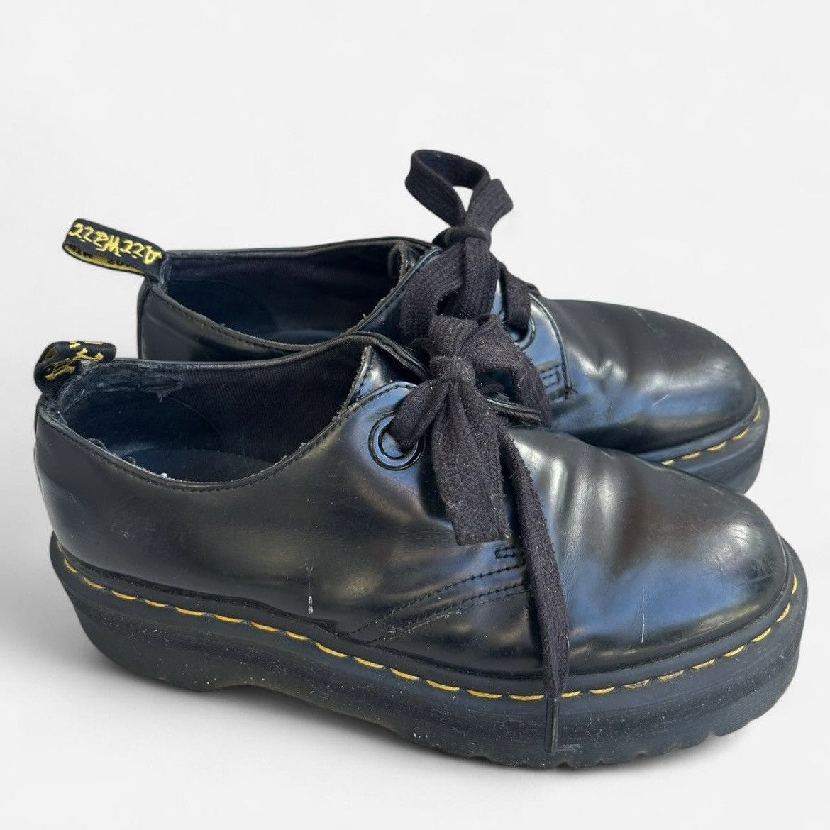 Dr. Martens Black leather Dr. Martens “Holly” platform Size US 9 / IT 39 - 2 Thumbnail