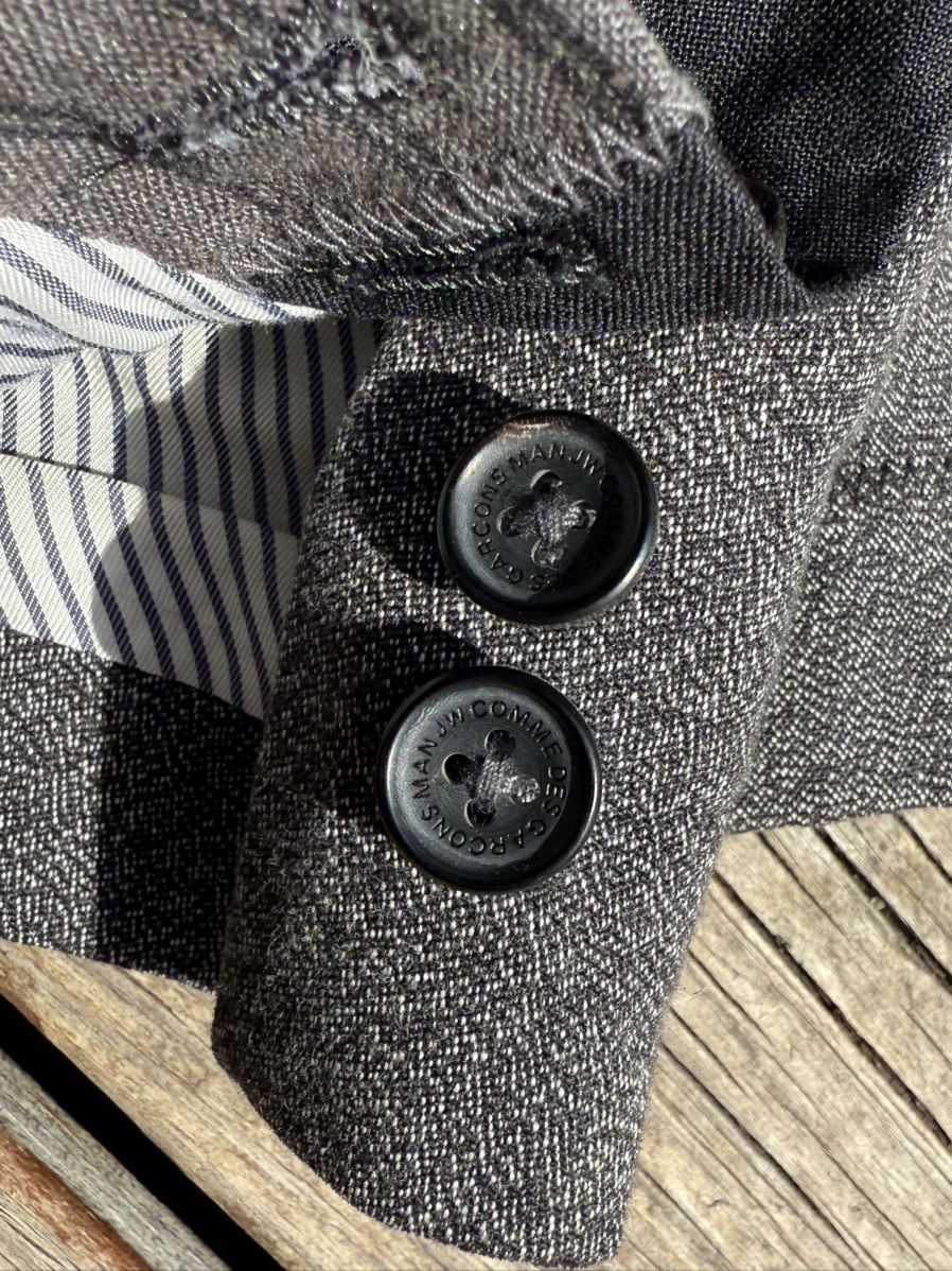 Comme des Garcons Comme des Garcons x Junya Watanabe MAN Patchwork Blazer Size 38R - 4 Thumbnail