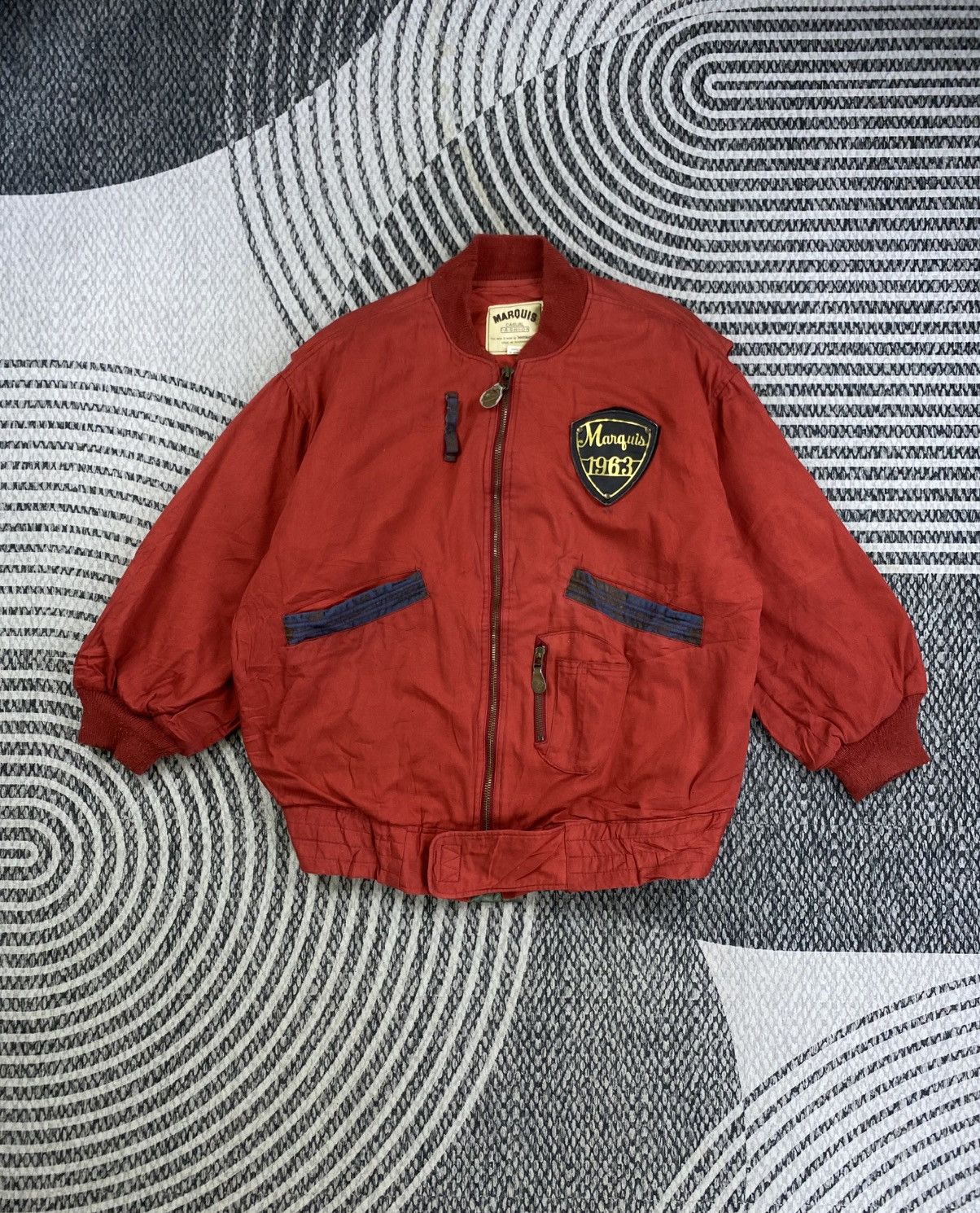 Vintage Marquis 1963 Casual Fashion Cotton Bomber Jacket