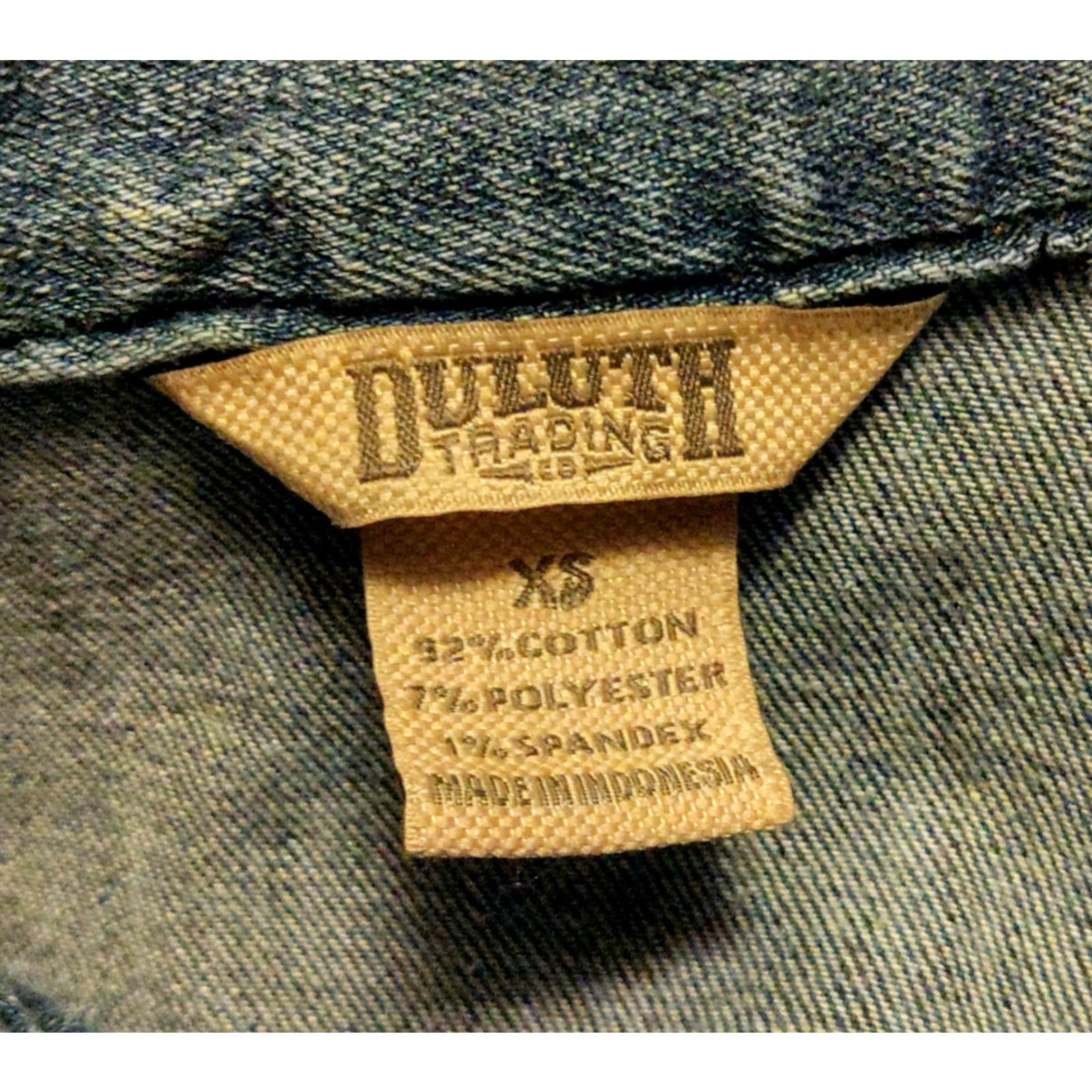 CO Duluth Denim Jean Jacket Women’s XS Distressed Blue Button Up Jacket Casual Workwear Size 26" / US 2 / IT 38 - 4 Thumbnail