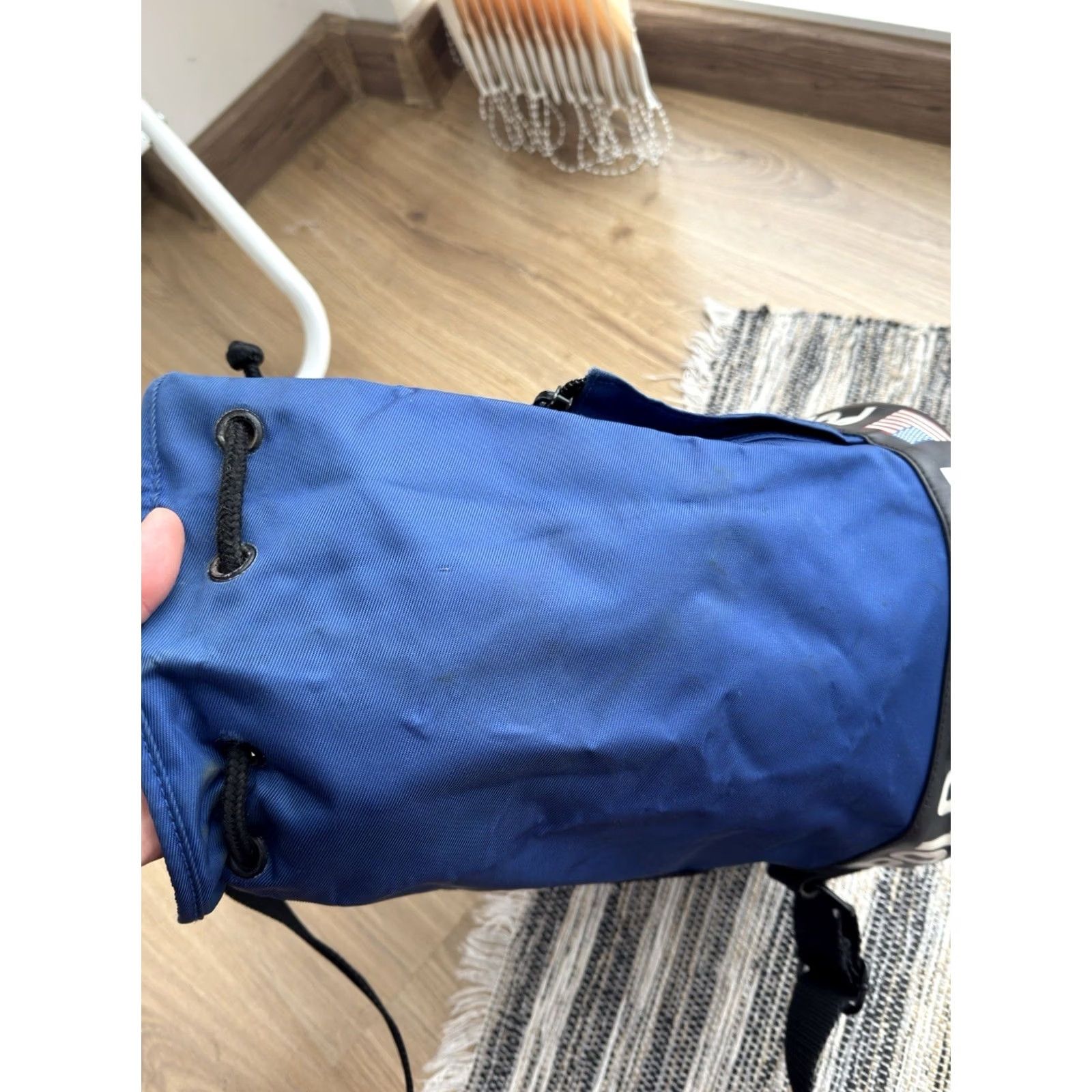 Vintage VINTAGE Polo Sport Backpack Shirt Unisex Adults Medium Blue 80s 90s Army Casual Travel Y2K Modern Slings Bag Size US M / EU 48-50 / 2 - 6 Thumbnail