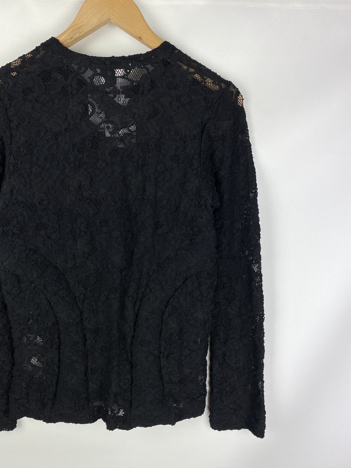 Comme des Garcons BNWT! Comme Des Garçons floral lace long sleeve top tunic Size S / US 4 / IT 40 - 16 Thumbnail