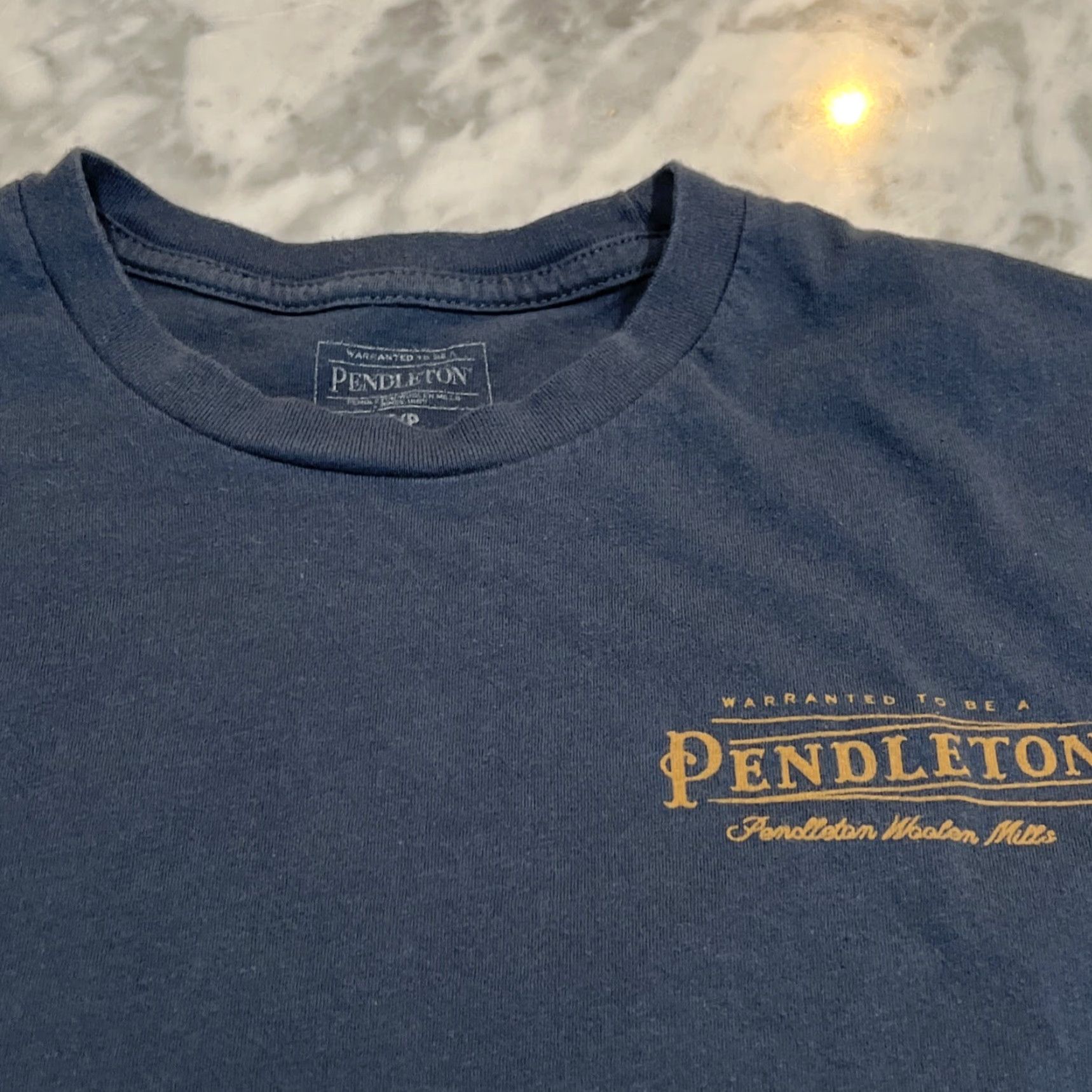 Pendleton Pendleton T Shirt Men Small Blue Logo 100% Cotton Size US S / EU 44-46 / 1 - 2 Thumbnail