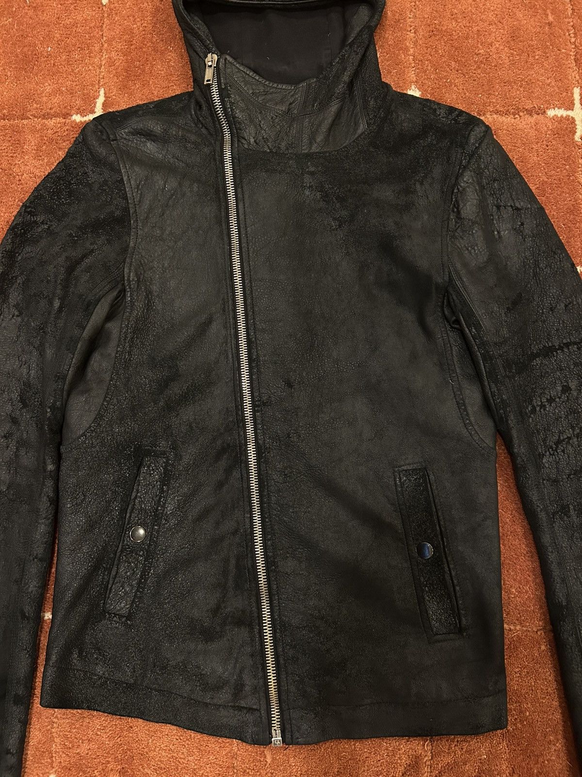 Rick Owens Rick Owens Scuba Jacket Blistered Lamb Size US XS / EU 42 / 0 - 4 Thumbnail