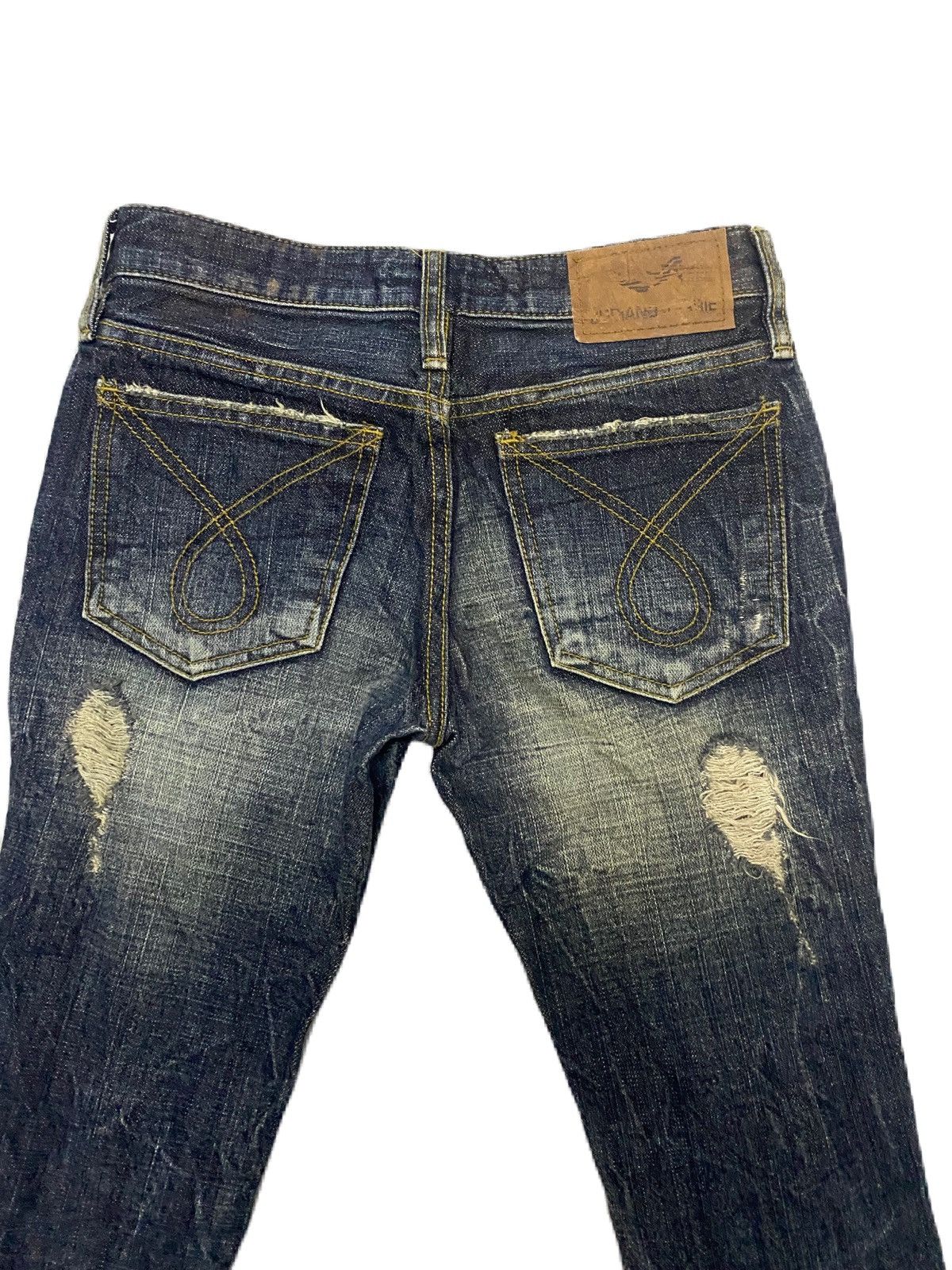 If Six Was Nine THRASHED FLARE JAPAN BRAND JURIANO JURRIE RIPPED DENIM Size US 31 - 6 Thumbnail