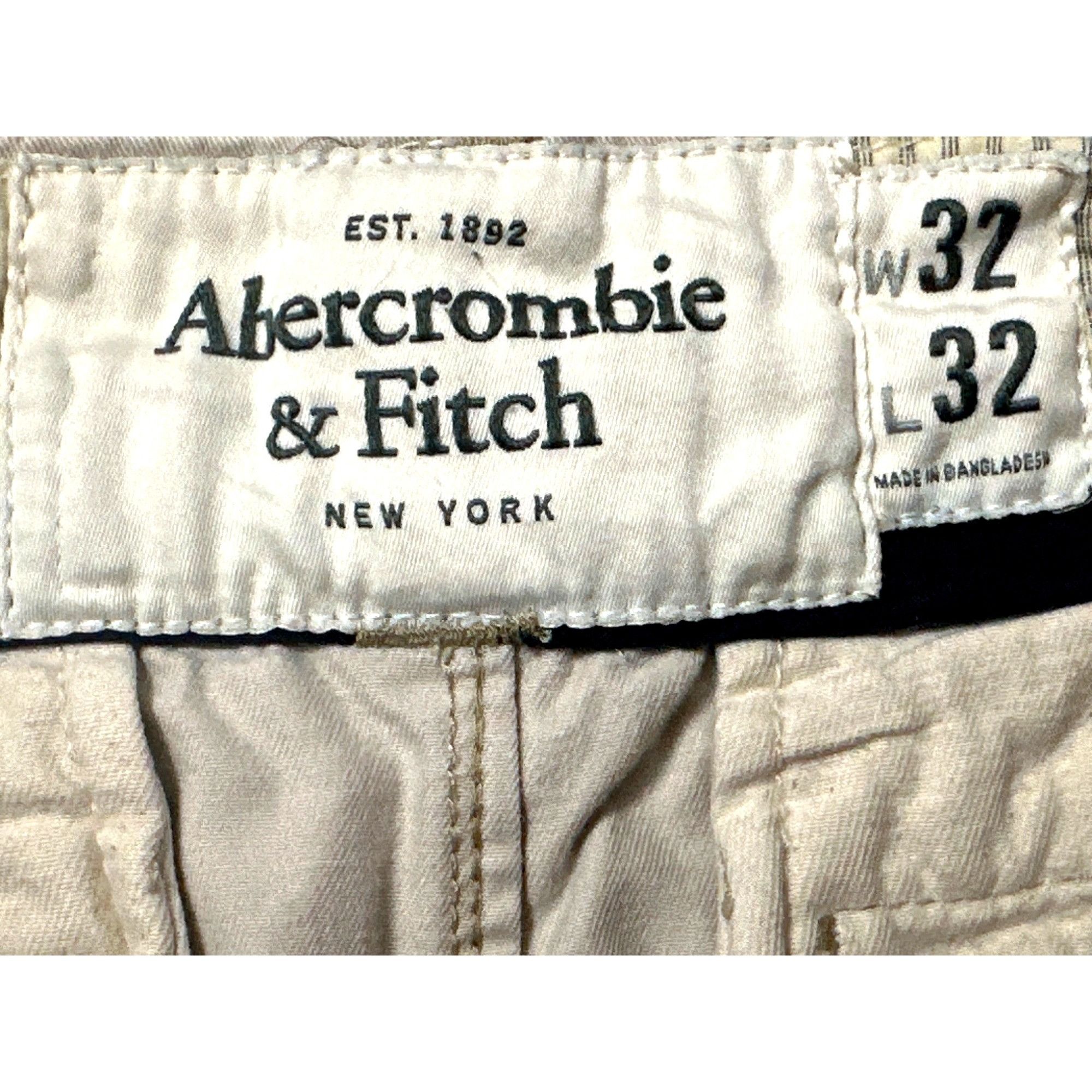 Abercrombie & Fitch Abercrombie Fitch Size 32 Tan Cargo Pants Khaki Straight Fit Size US 32 / EU 48 - 7 Thumbnail