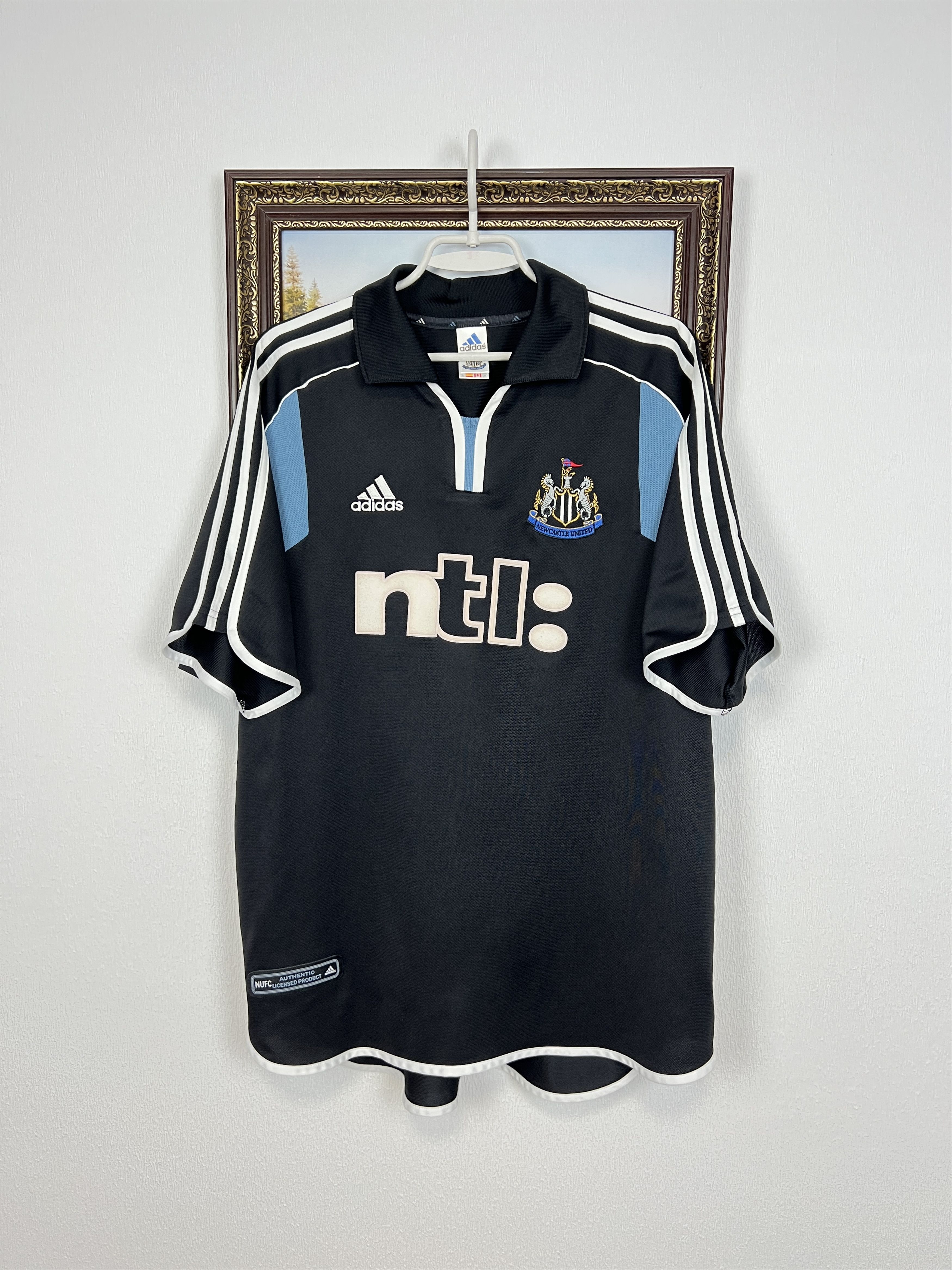 Adidas Newcastle football shirt 2000 Soccer Adidas Jersey Tee Hype Size US XL / EU 56 / 4 - 1 Thumbnail