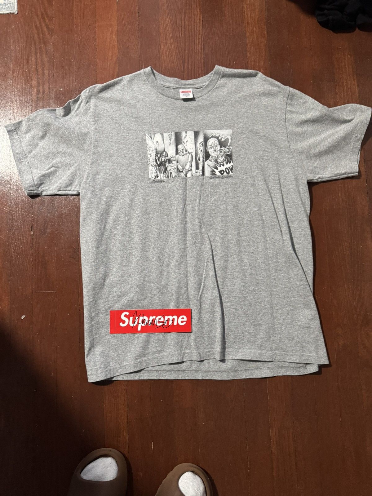 Supreme Mister cartoon pow Tee Size US XL / EU 56 / 4 - 1 Thumbnail