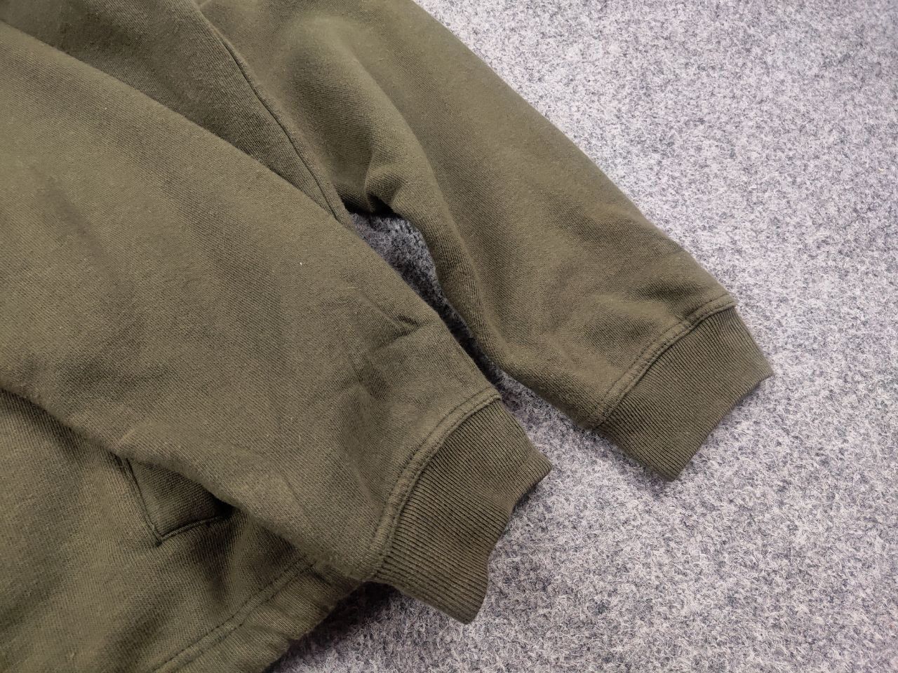 Nike Vintage Nike Y2K Style Swoosh Zip Military Olive Sweatshirt Size US M / EU 48-50 / 2 - 9 Thumbnail