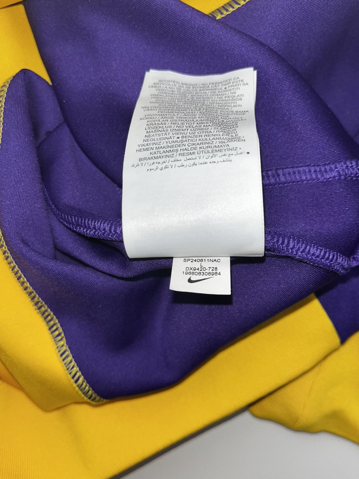Nike Nike Therma Flex NBA Hoodie Los Angeles Lackers Size US L / EU 52-54 / 3 - 16 Thumbnail