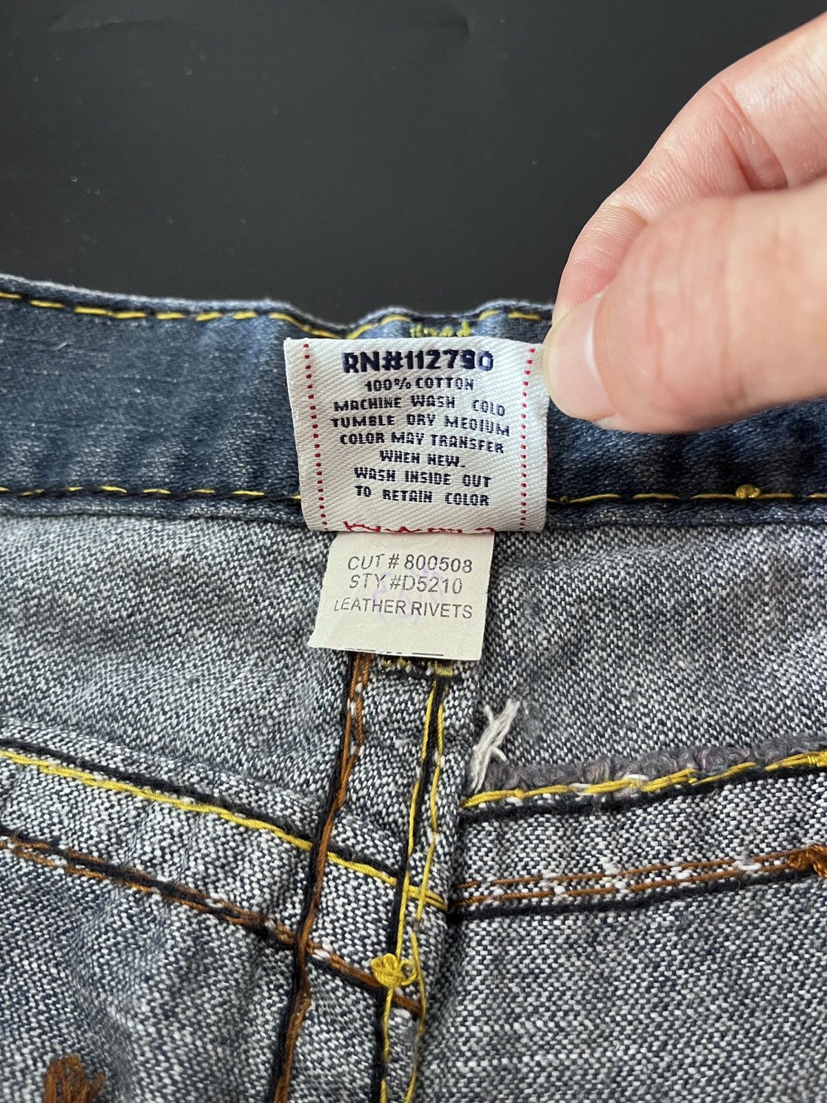 True Religion True Religon Section Joey Row Seat jeans Size US 34 / EU 50 - 10 Thumbnail