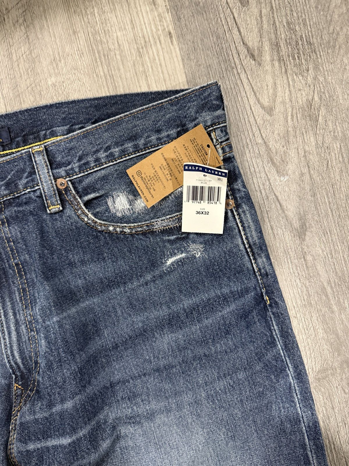 Polo Ralph Lauren Polo Ralph Lauren Varick Slim Straight Denim Jeans - 36 Size US 36 / EU 52 - 3 Thumbnail