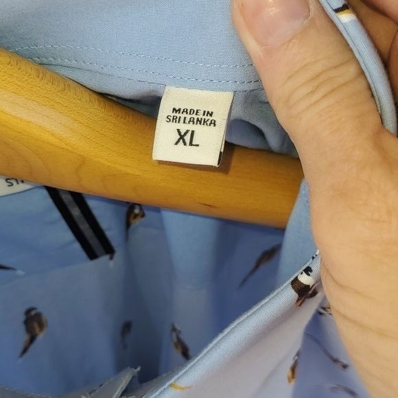 Other Crosby & Howard Stretch Fabric Light Blue Button Down LS Bir Size US XL / EU 56 / 4 - 7 Thumbnail