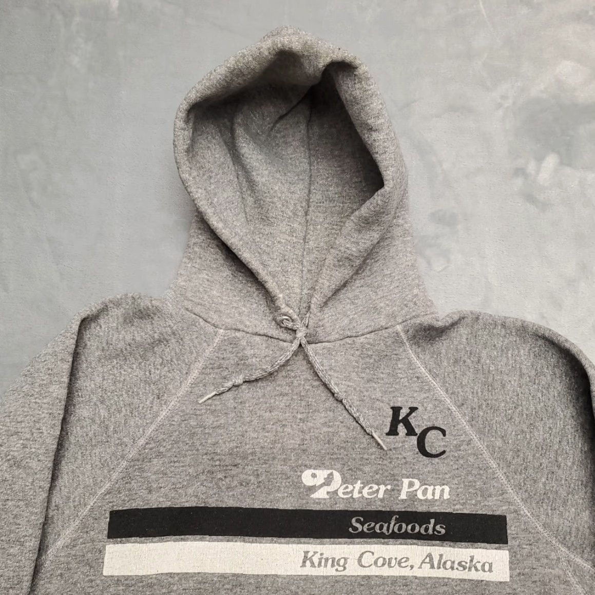 Vintage VINTAGE Discus Hoodie Mens L Gray Raglan Hooded Pullover Sweatshirt 70s Alaska Size US L / EU 52-54 / 3 - 4 Thumbnail