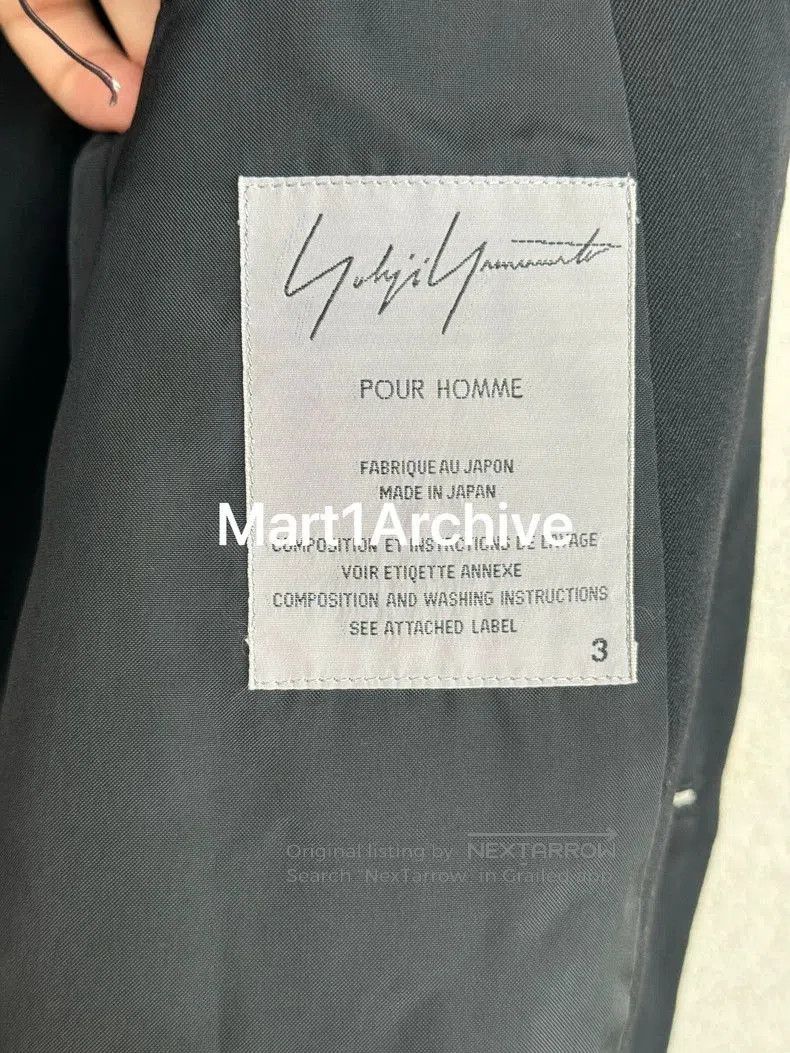 Yohji Yamamoto Yohji Yamamoto 02SS Embroidered Trench Coat. Size US XS / EU 42 / 0 - 8 Thumbnail