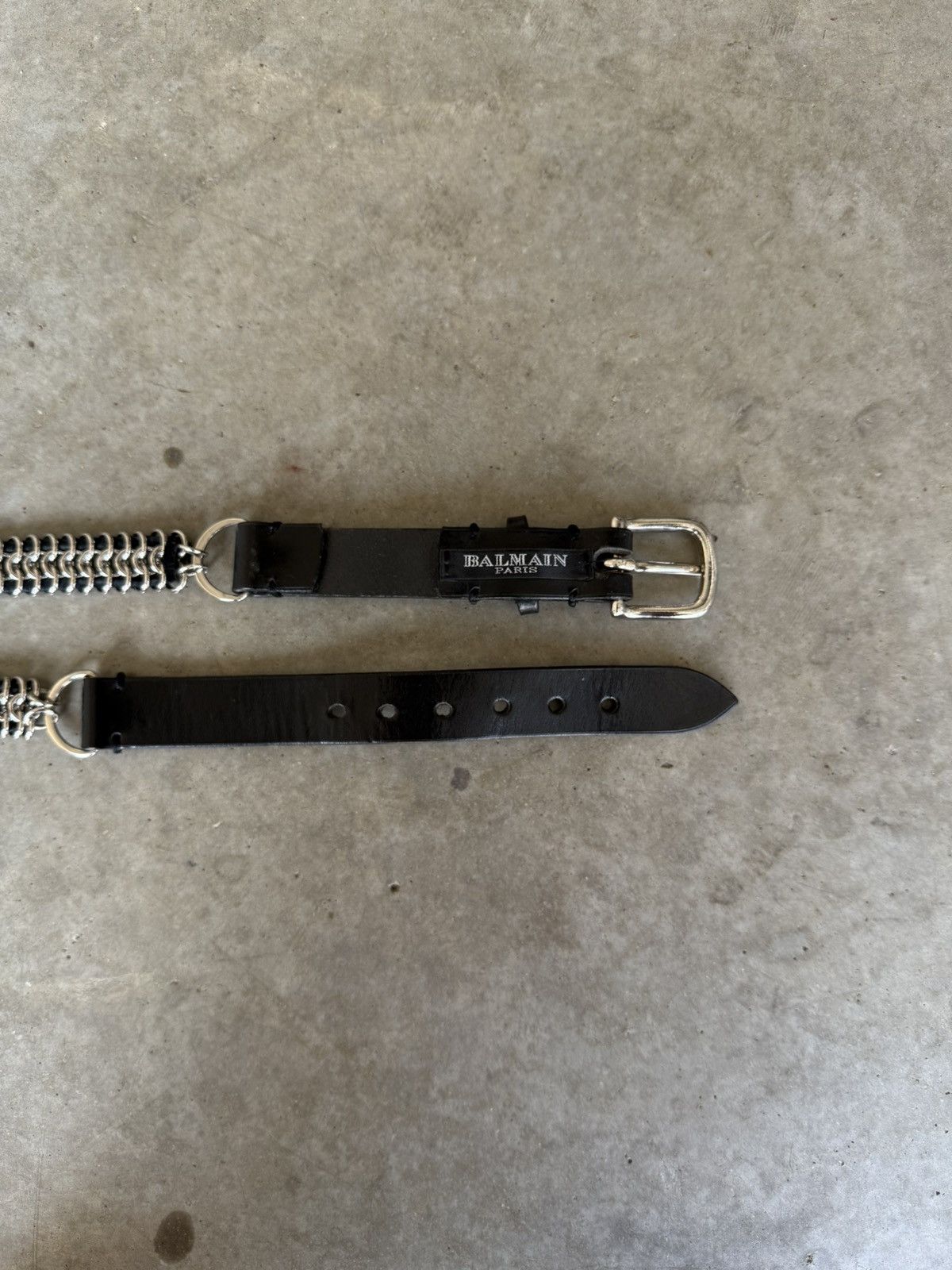 Balmain Balmain SS09 Chain Ring Belt Size 30 - 4 Thumbnail