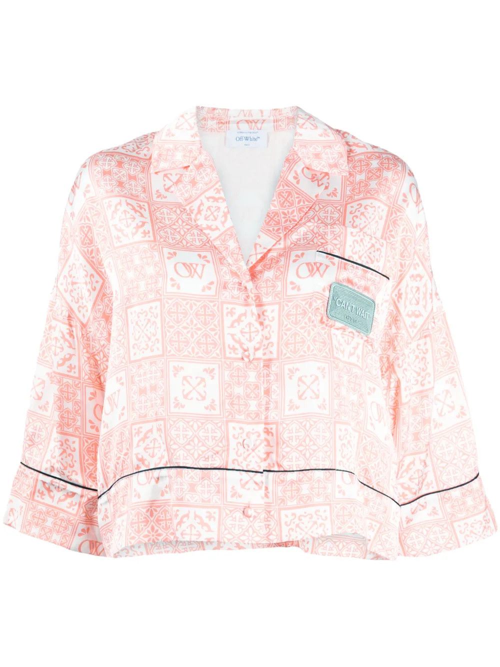 Off-White o1y1225 Patterned Shirt in Multicolor Size XS / US 0-2 / IT 36-38 - 1 Thumbnail
