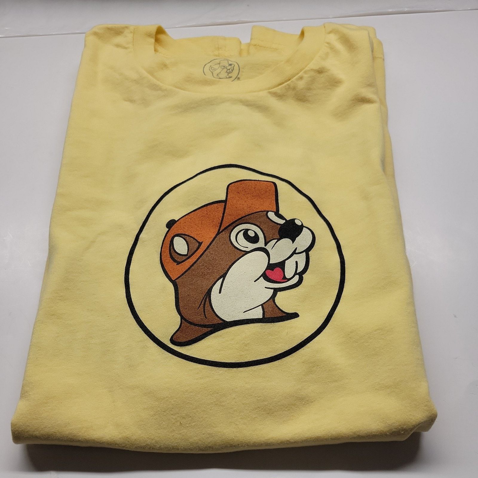 Other BucEes Unisex XL Cotton Short Sleeve T Shirt Beaver Yellow Size US XL / EU 56 / 4 - 3 Thumbnail