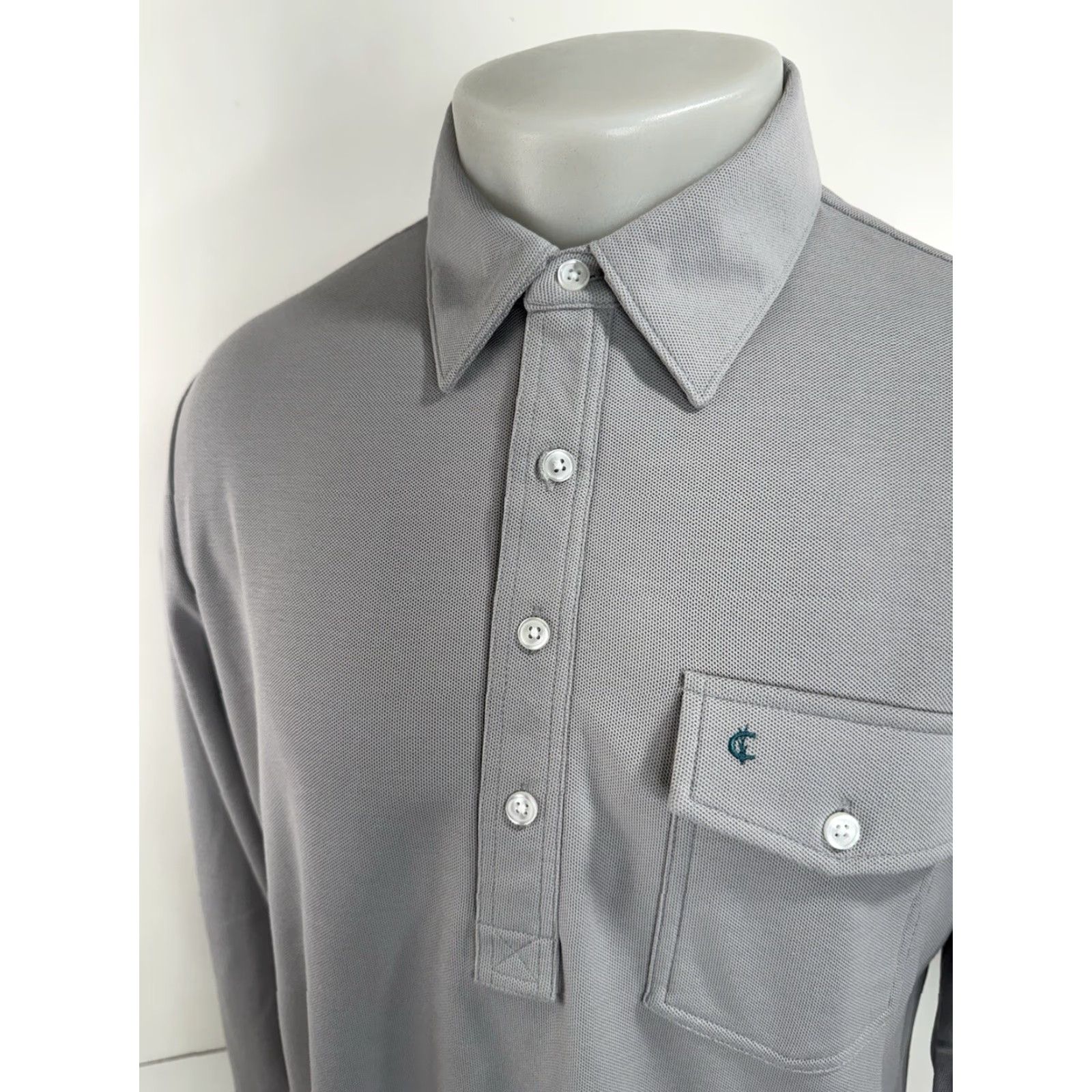 Logo 7 Criquet - NEW w TAG - PLAYERS Pullover Knit Embroidered Logo Rugby Mens M Shirt Size US M / EU 48-50 / 2 - 3 Thumbnail