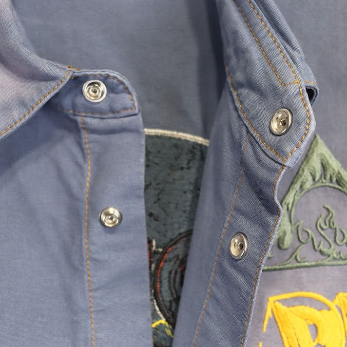 Dior o1rshd1 Button up Shirt in Blue Size US S / EU 44-46 / 1 - 7 Thumbnail