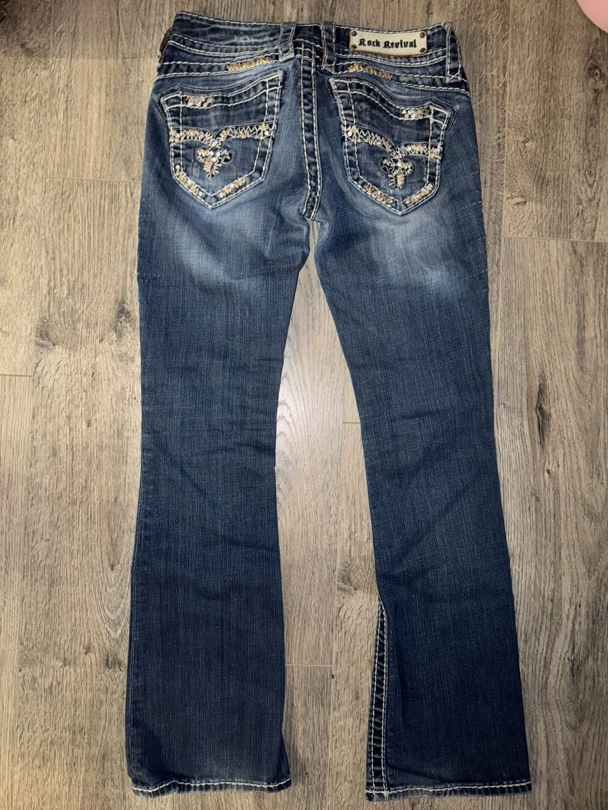 Rock Revival ROCK REVIVAL AMY BOOT - Early 2000’s Low-waisted Boot Jeans Size 26" / US 2 / IT 38 - 2 Thumbnail