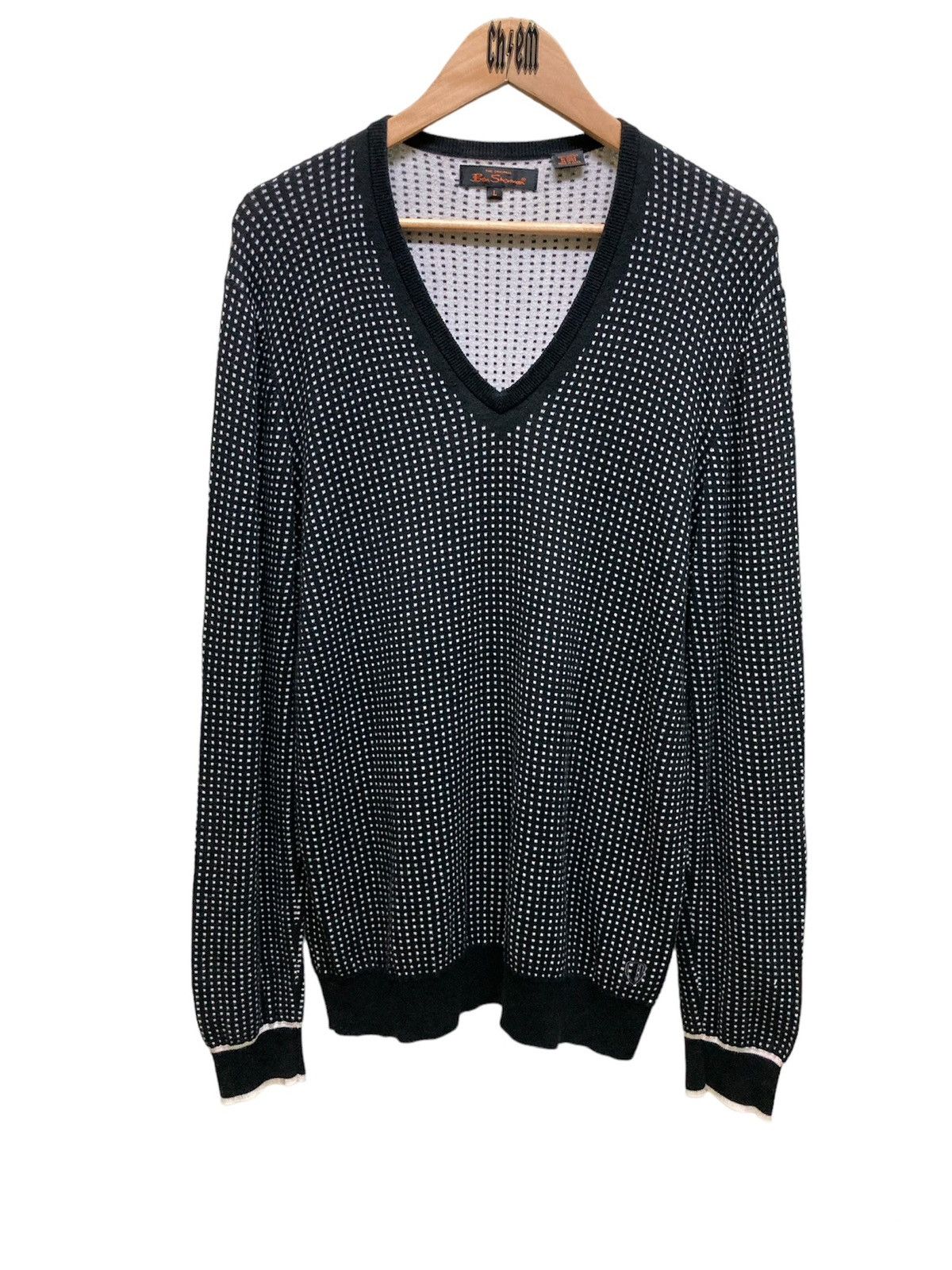 Ben Sherman Ben Sherman V-neck Pull Over Sweater Size US L / EU 52-54 / 3 - 1 Thumbnail