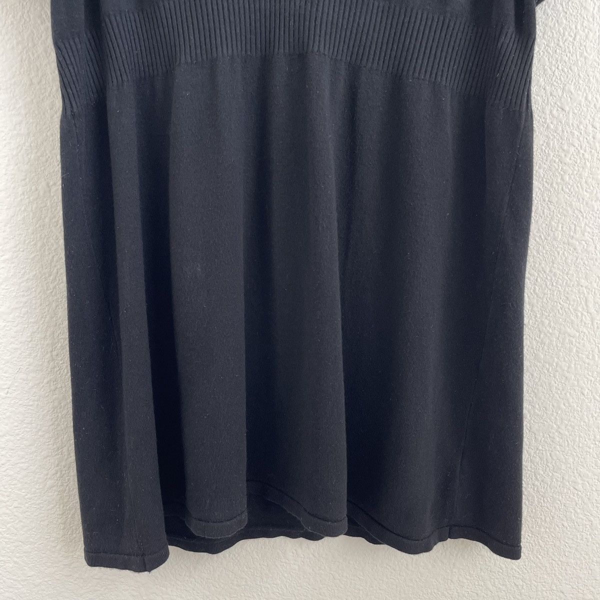 Other DEBBIE MORGAN Vintage Black White Knit Milkmaid Academia Top Size L / US 10 / IT 46 - 7 Thumbnail