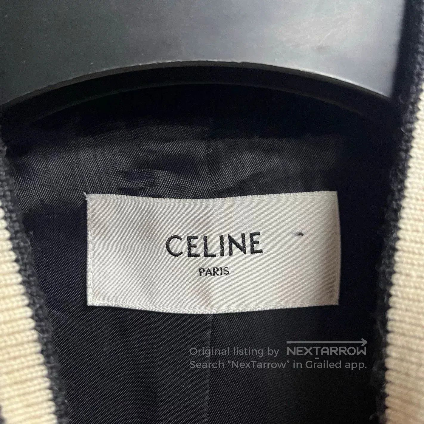 Celine Celine Black Big C Logo Baseball Jacket. Size US S / EU 44-46 / 1 - 5 Thumbnail