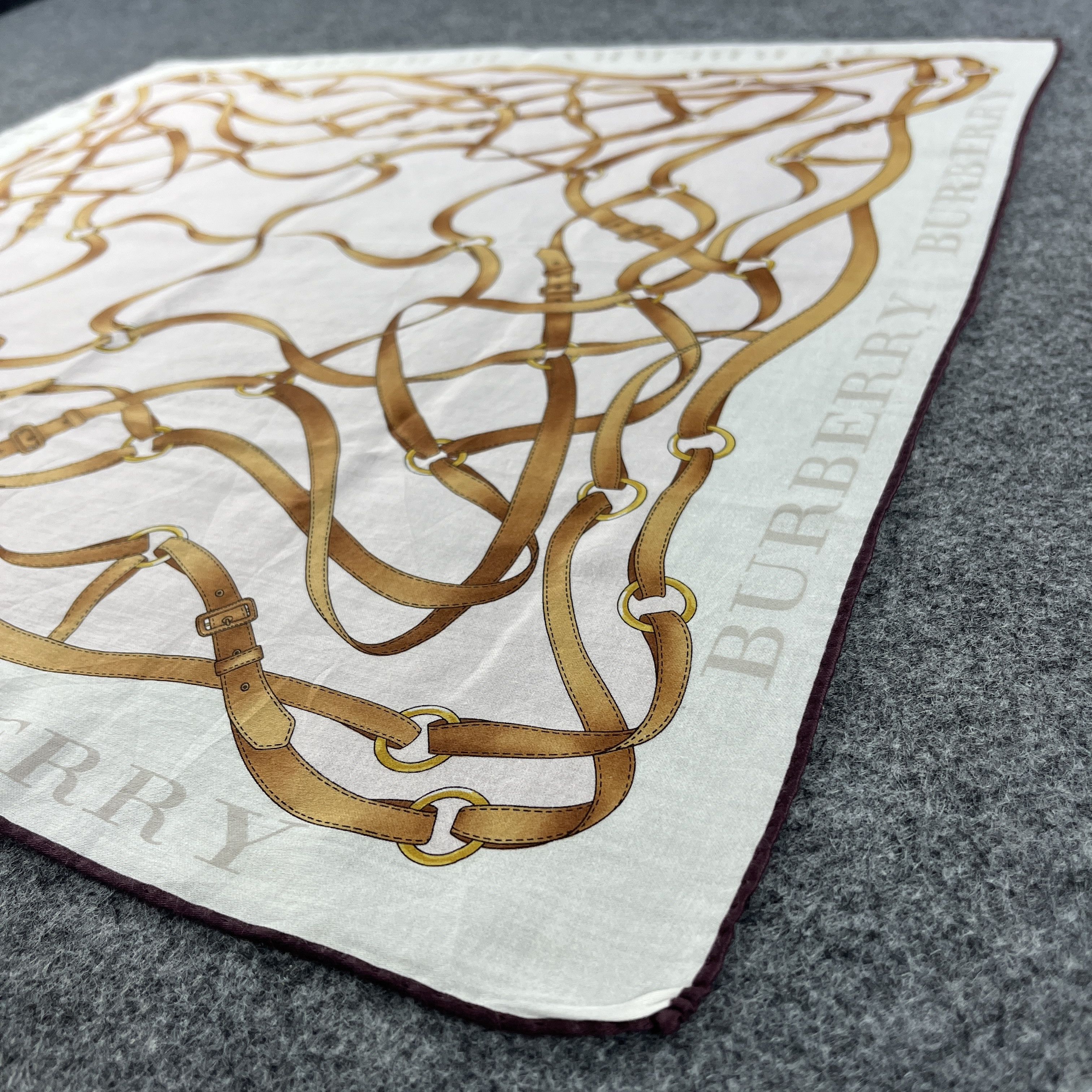 Burberry × Vintage Burberry Handkerchief / Bandana / Neckerchief B440 Size ONE SIZE - 5 Thumbnail