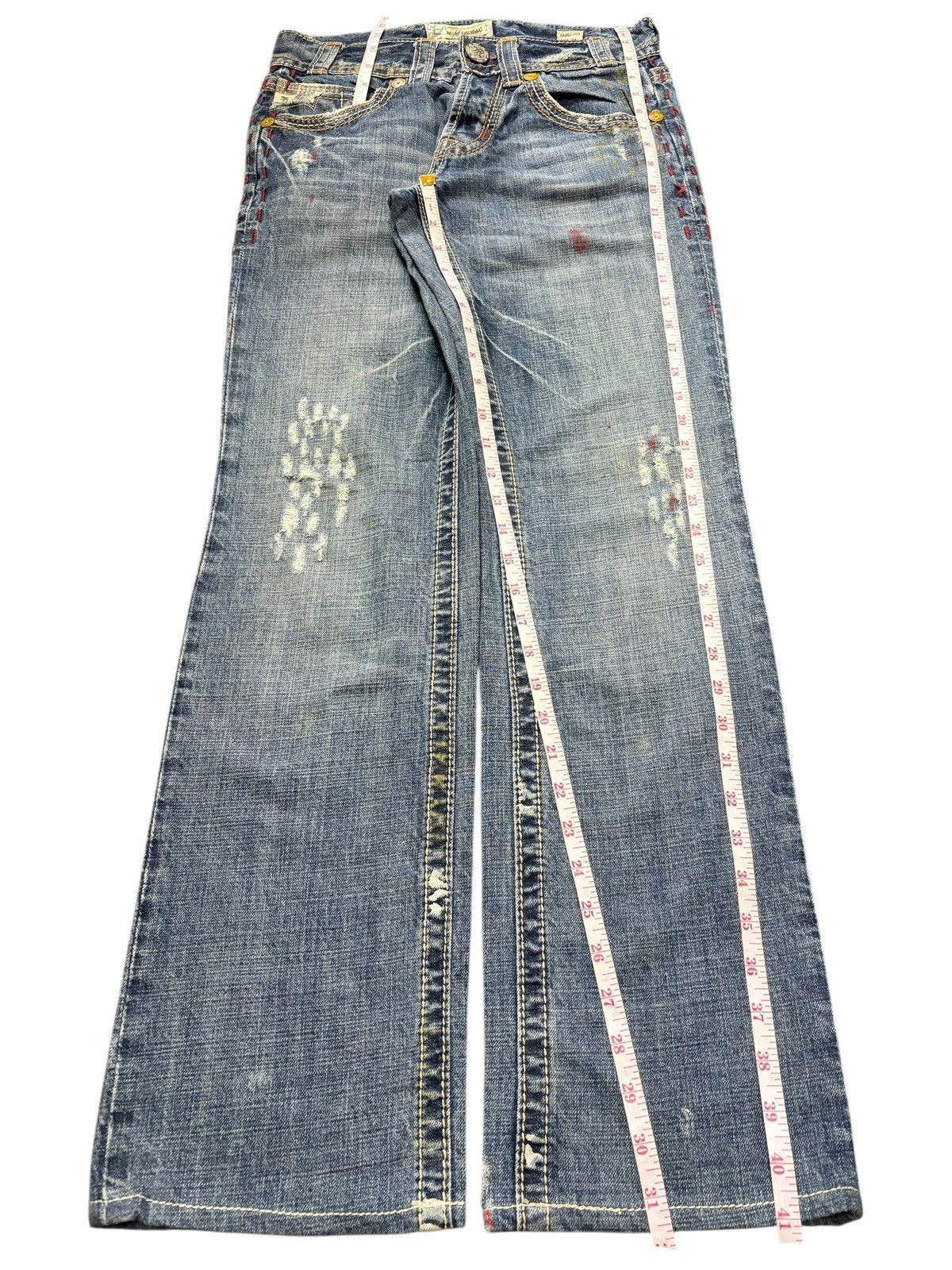 Ksubi Vintage Japanese Brand Paint Splattered Distressed Jeans Size US 29 - 7 Thumbnail