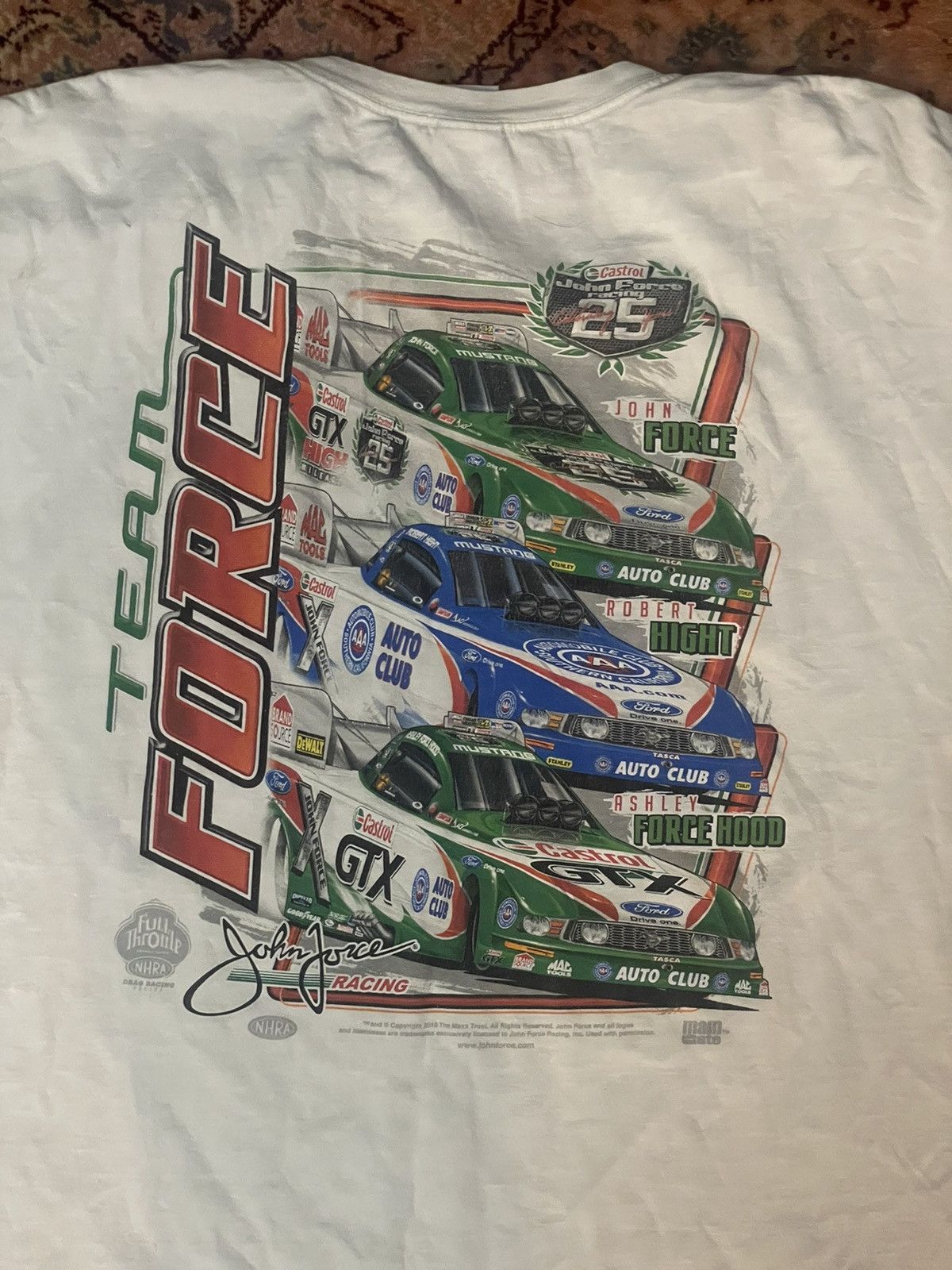 Anvil John Force 25th Anniversary Drag Shirt Size US XXL / EU 58 / 5 - 1 Thumbnail