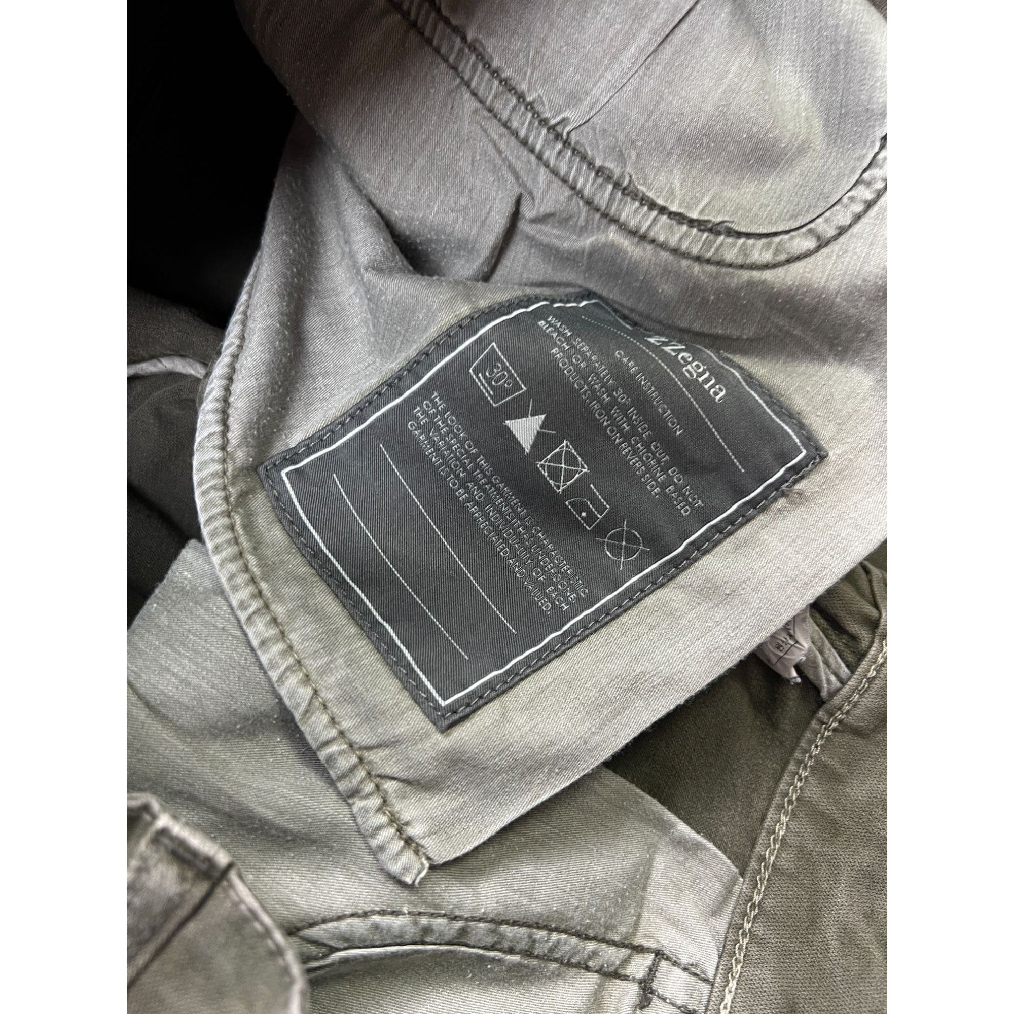 Z Zegna ZZegna Green Cotton Pants (Y0952) Size US 36 / EU 52 - 11 Thumbnail