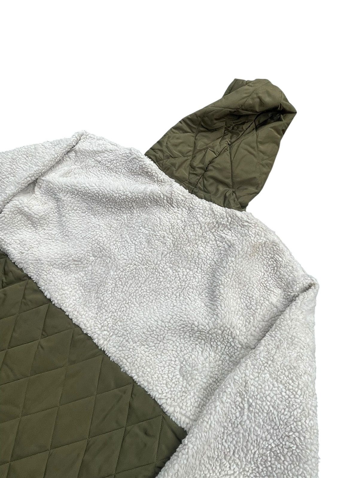 Japanese Brand Lax Dan Tia Quilted Sherpa Jacket Size US XL / EU 56 / 4 - 8 Thumbnail