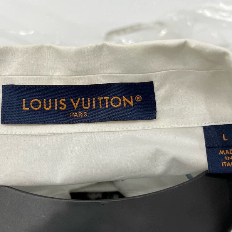 Louis Vuitton louis vuitton Full print seaweed shirt Size US L / EU 52-54 / 3 - 6 Thumbnail