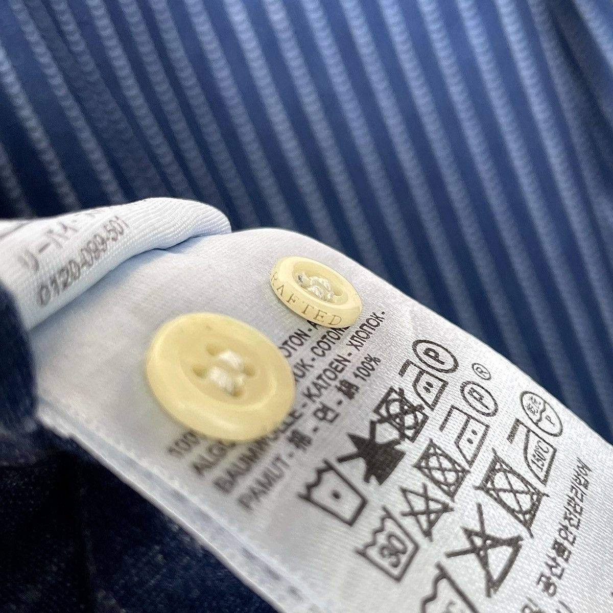 Levi's Made & Crafted Levi’s Strauss Made & Crafted Wabash Indigo Casual Shirt Size US M / EU 48-50 / 2 - 12 Thumbnail