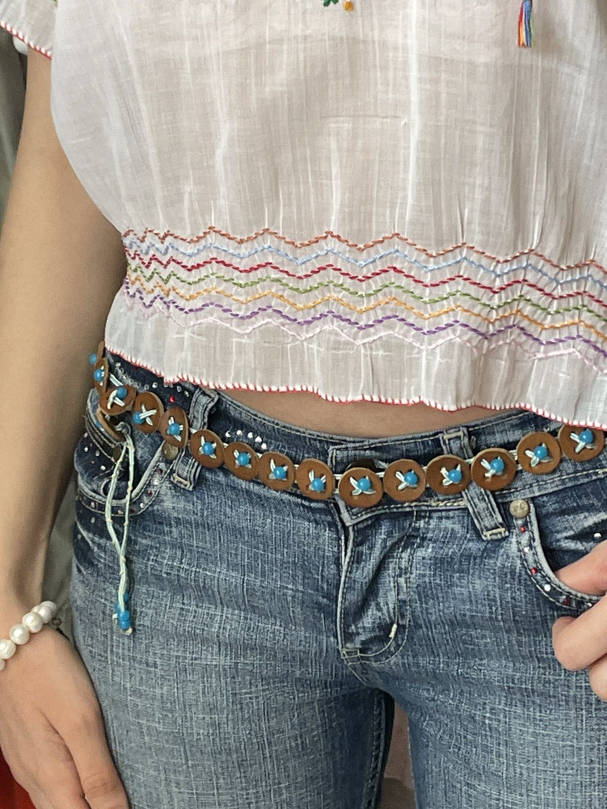Vintage Vintage belt Size ONE SIZE - 2 Thumbnail