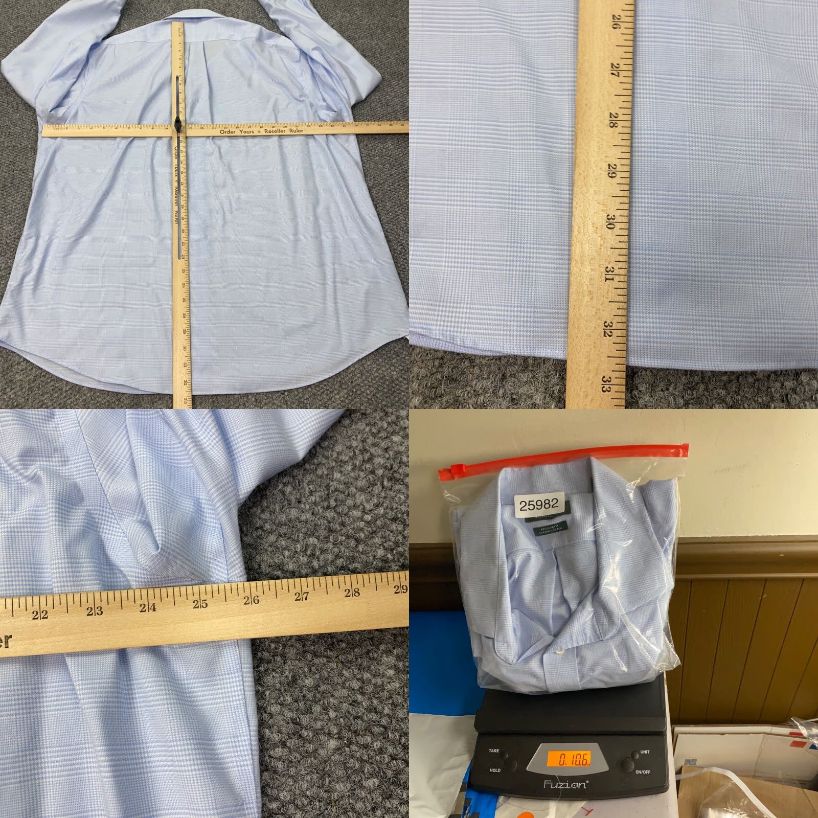 Ralph Lauren Ralph Lauren LRL Mens Shirt 2XL Blue Plaid Regular Fit Supima Cotton Button-Up Casual Workwear Blue 2XL Mens Shirt Size US XXL / EU 58 / 5 - 9 Thumbnail