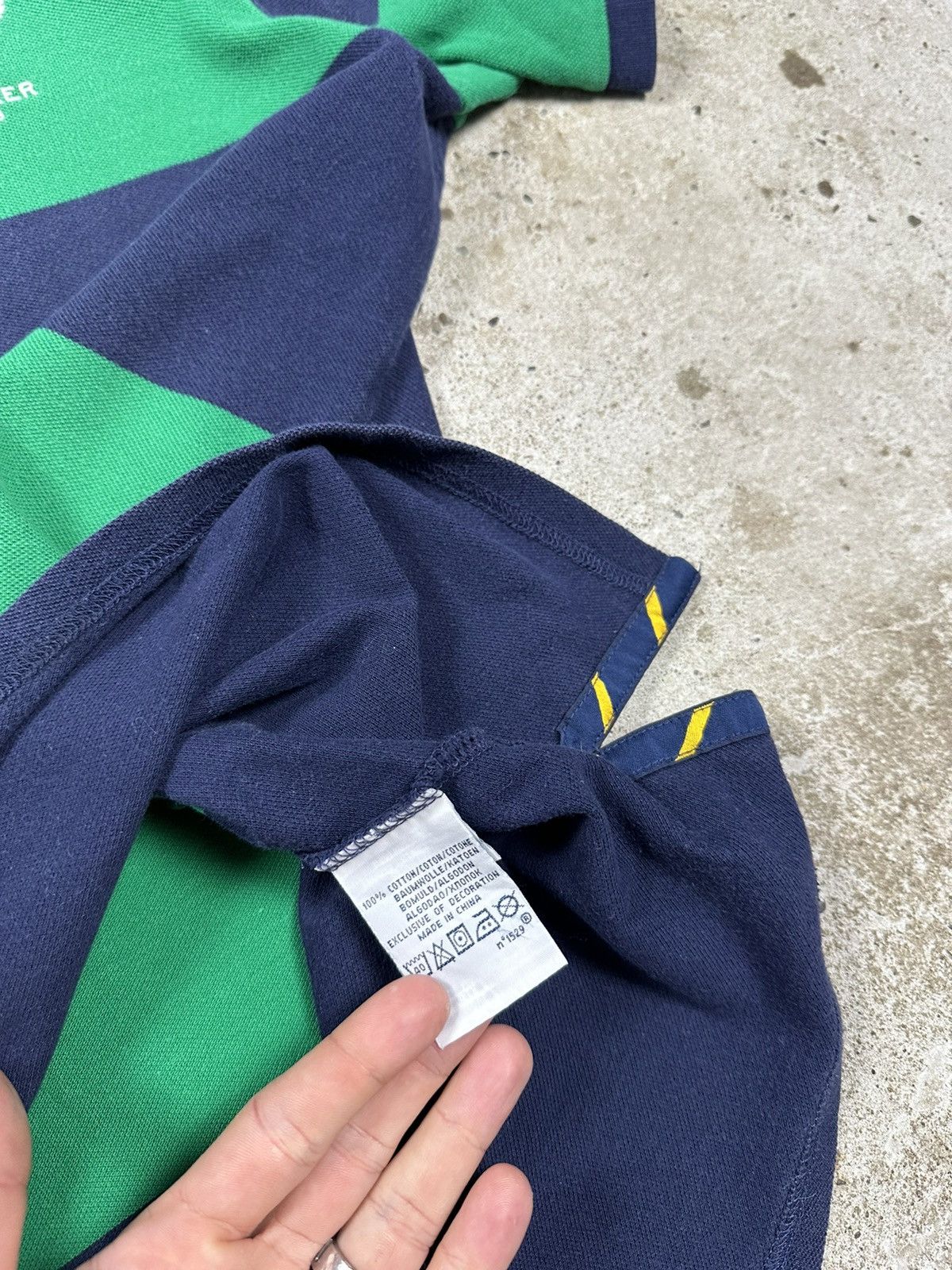 Polo Ralph Lauren Vintage Y2K Polo Ralph Lauren #7 Bleeker Striped Polo Tee Size US XL / EU 56 / 4 - 6 Thumbnail