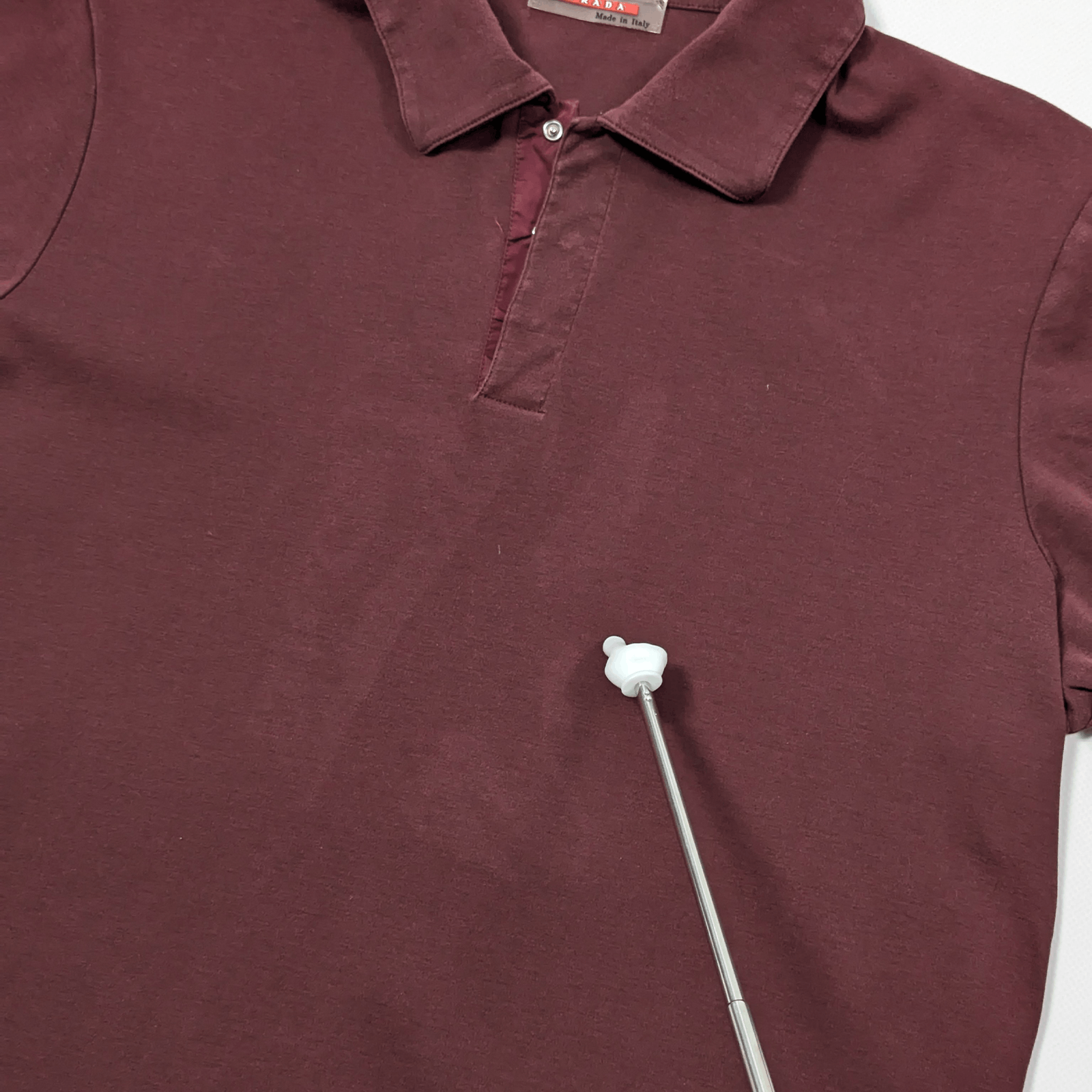 Prada Prada Sport Red Tab 2000s Logo Men`s Jersey Polo Shirt S-M Size US S / EU 44-46 / 1 - 15 Thumbnail