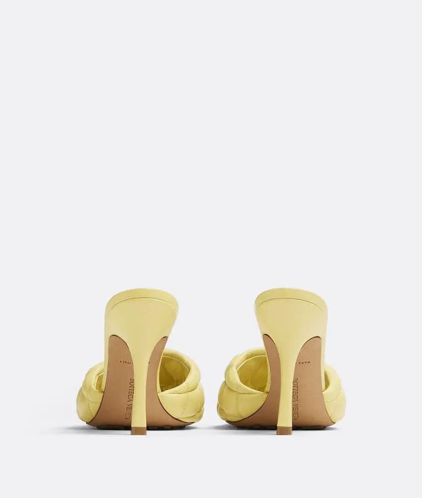 Bottega Veneta o1n1vont1224 Padded Mules in Lemonade Size US 12 / IT 42 - 3 Thumbnail