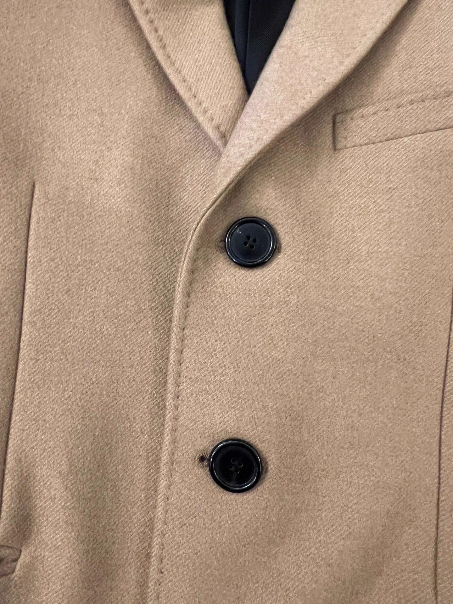 Saint Laurent Paris SLP Khaki Velvet Wool Cashmere Overcoat 48 Mint Size US M / EU 48-50 / 2 - 4 Thumbnail