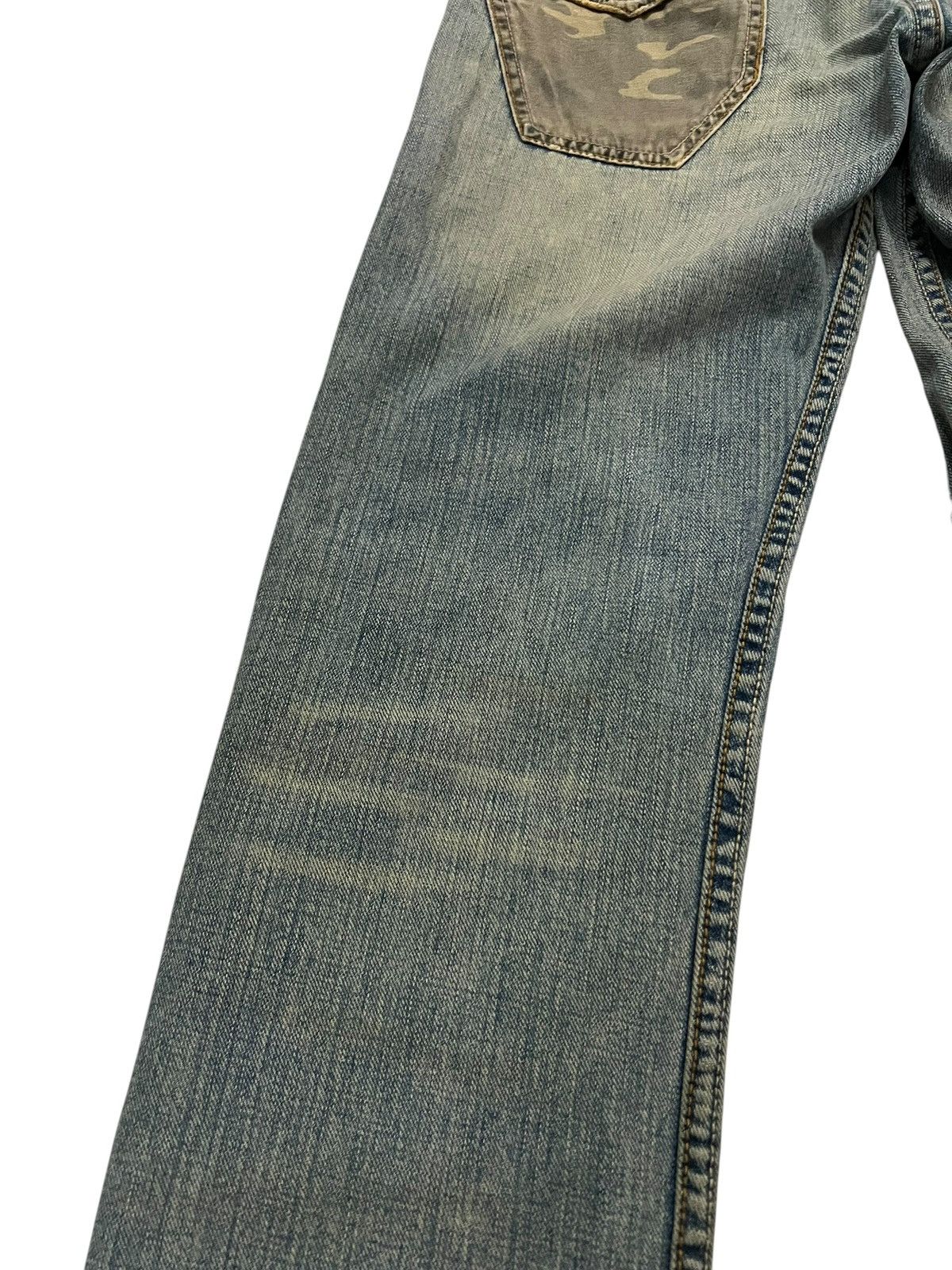 Japanese Brand Double Waist💥Rattle Trap Distressed Light Wash kapital style Size US 30 / EU 46 - 14 Thumbnail