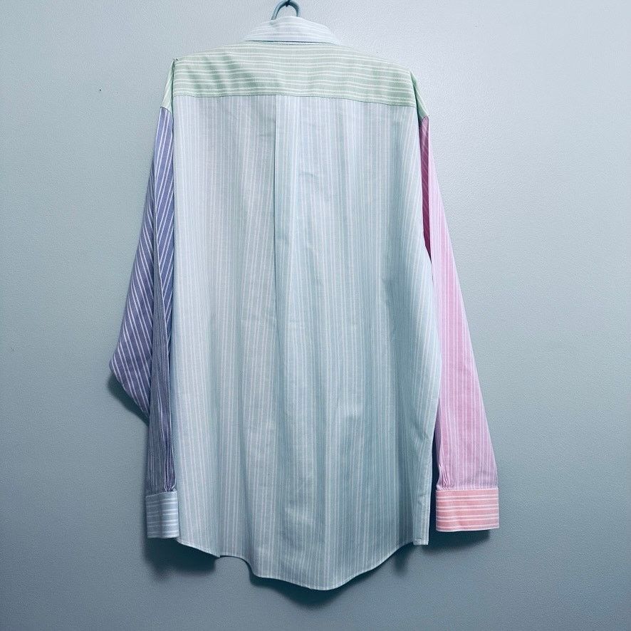 Brooks Brothers Brooks Brothers spring color block button down Size US XL / EU 56 / 4 - 3 Thumbnail
