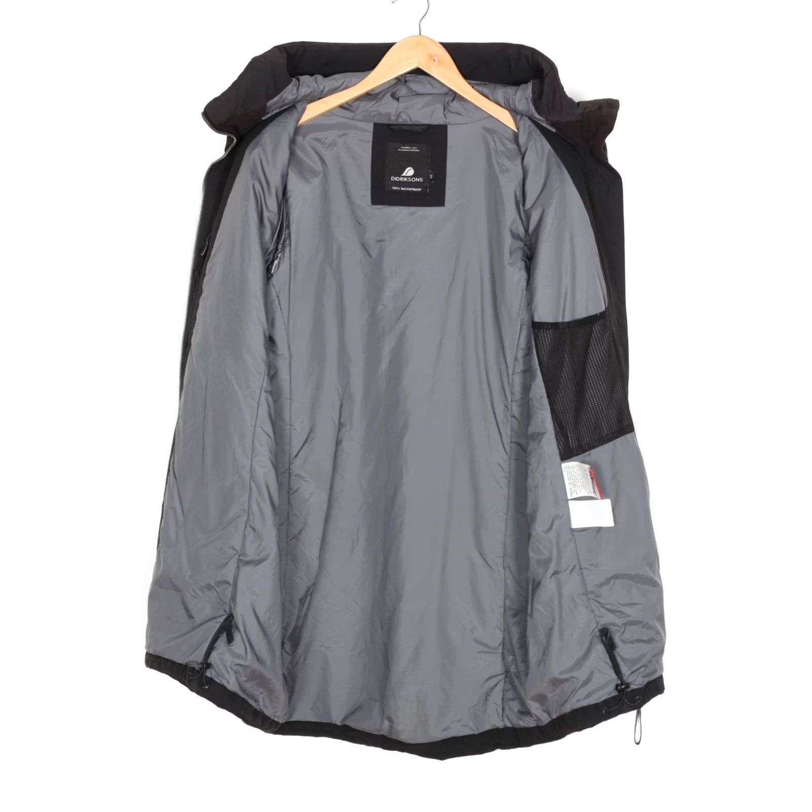 Vintage Didriksons Jacket Womens 42 Black HELLE Parka Women Size Waterproof MJ6174 Size M / US 6-8 / IT 42-44 - 5 Thumbnail