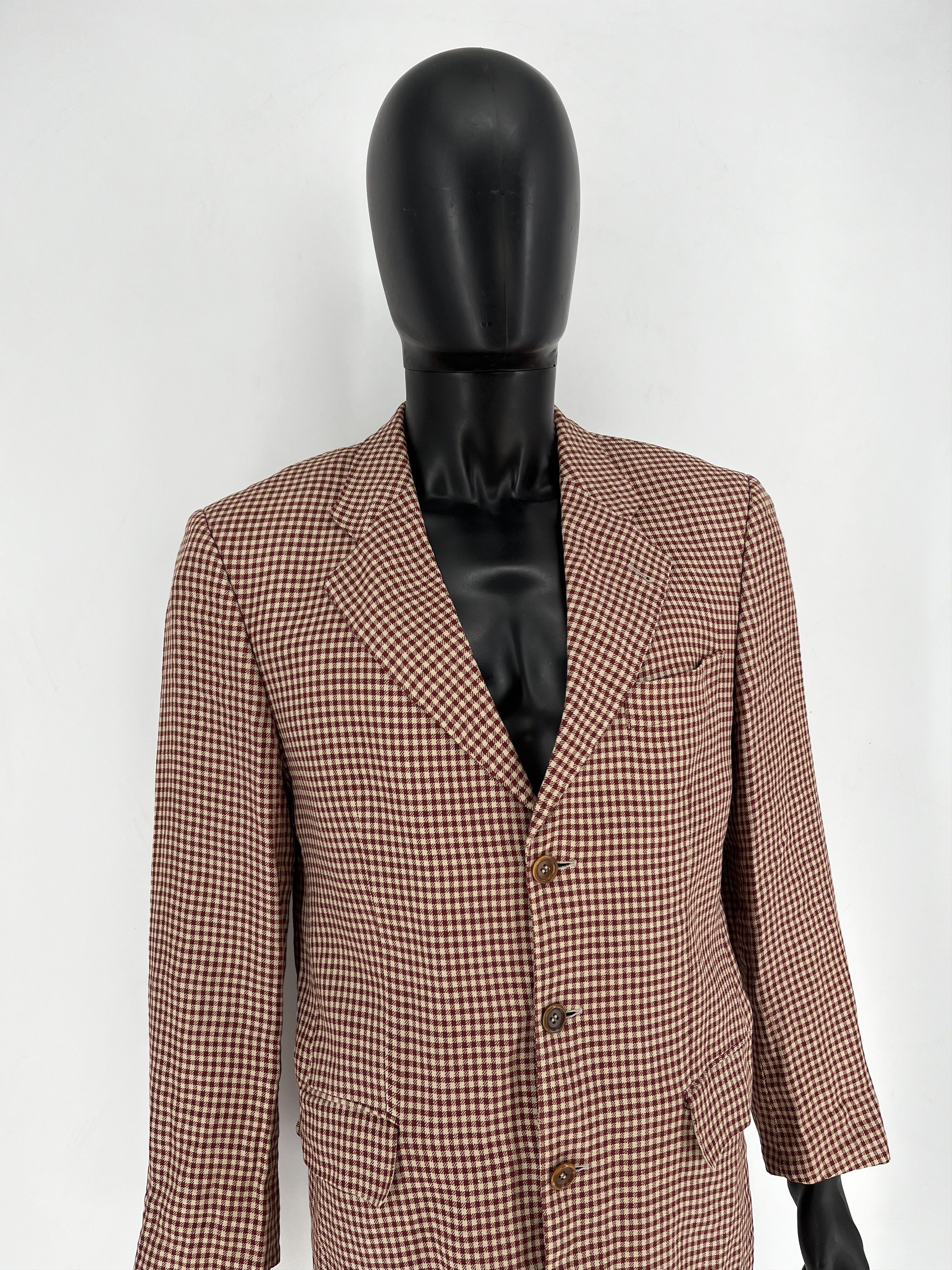 Hugo Boss Hugo Boss Vintage Linen Blazer 48 Solbiati Natural Kalkutta Size 48S - 3 Thumbnail