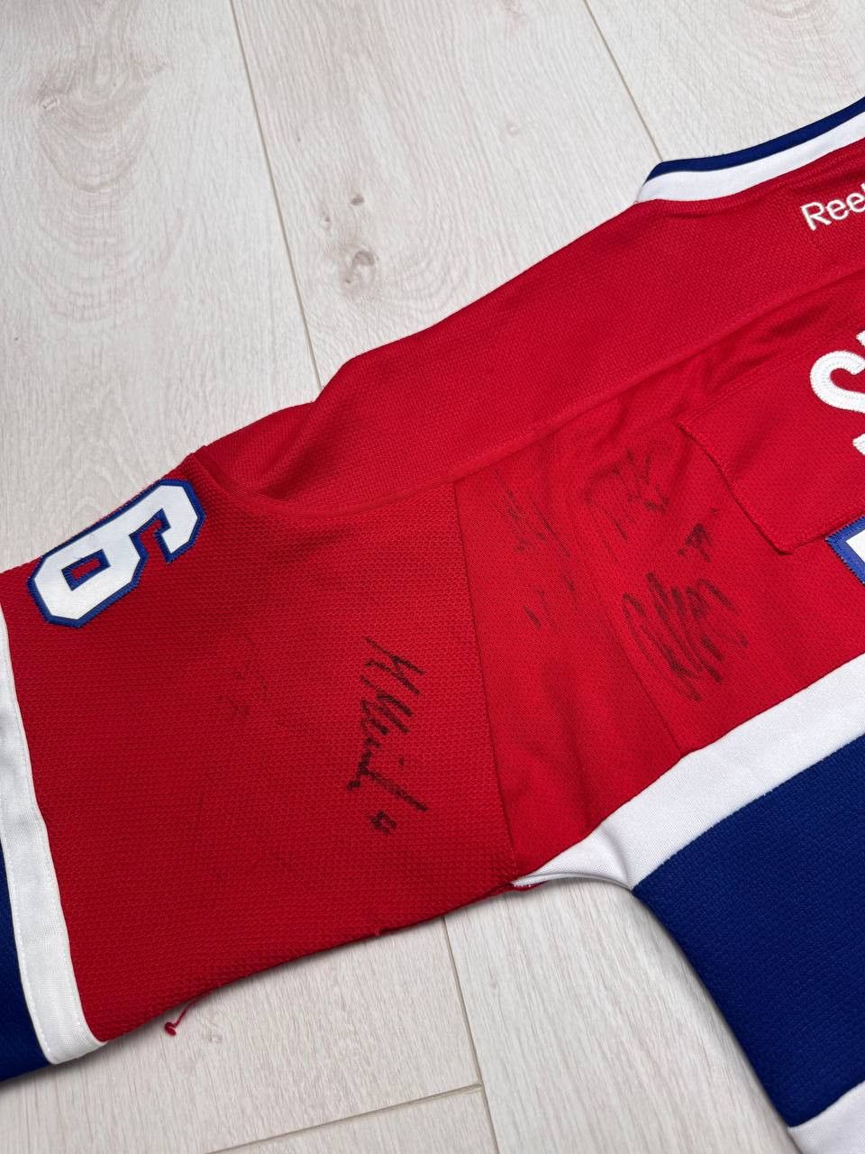 NHL × Reebok SIGNED Reebok NHL Montreal Canadiens Hockey Jersey Youth Size US XS / EU 42 / 0 - 13 Thumbnail