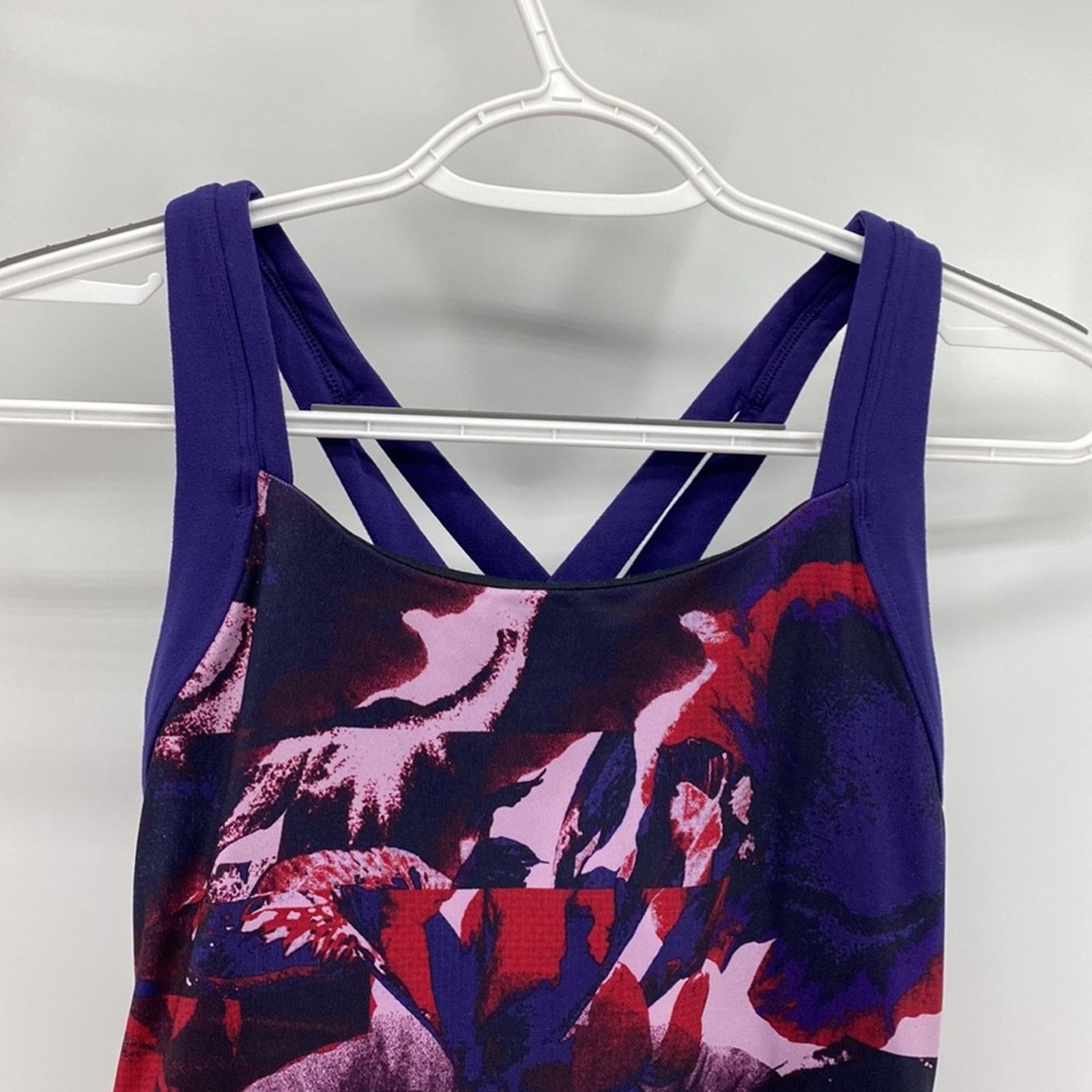 Other Lucy purple pink back zip pocket double shelf bra sz S Size S / US 4 / IT 40 - 3 Thumbnail